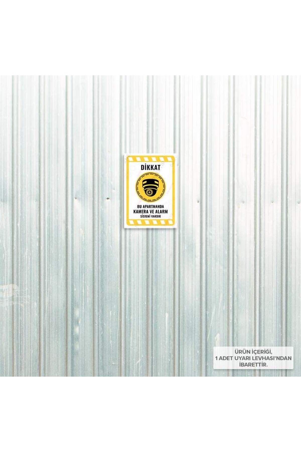 Posterya-Ul02127-A4 - There Is a Camera and Alarm System in This Apartment Warning Sign (21.6×30.3cm) 4