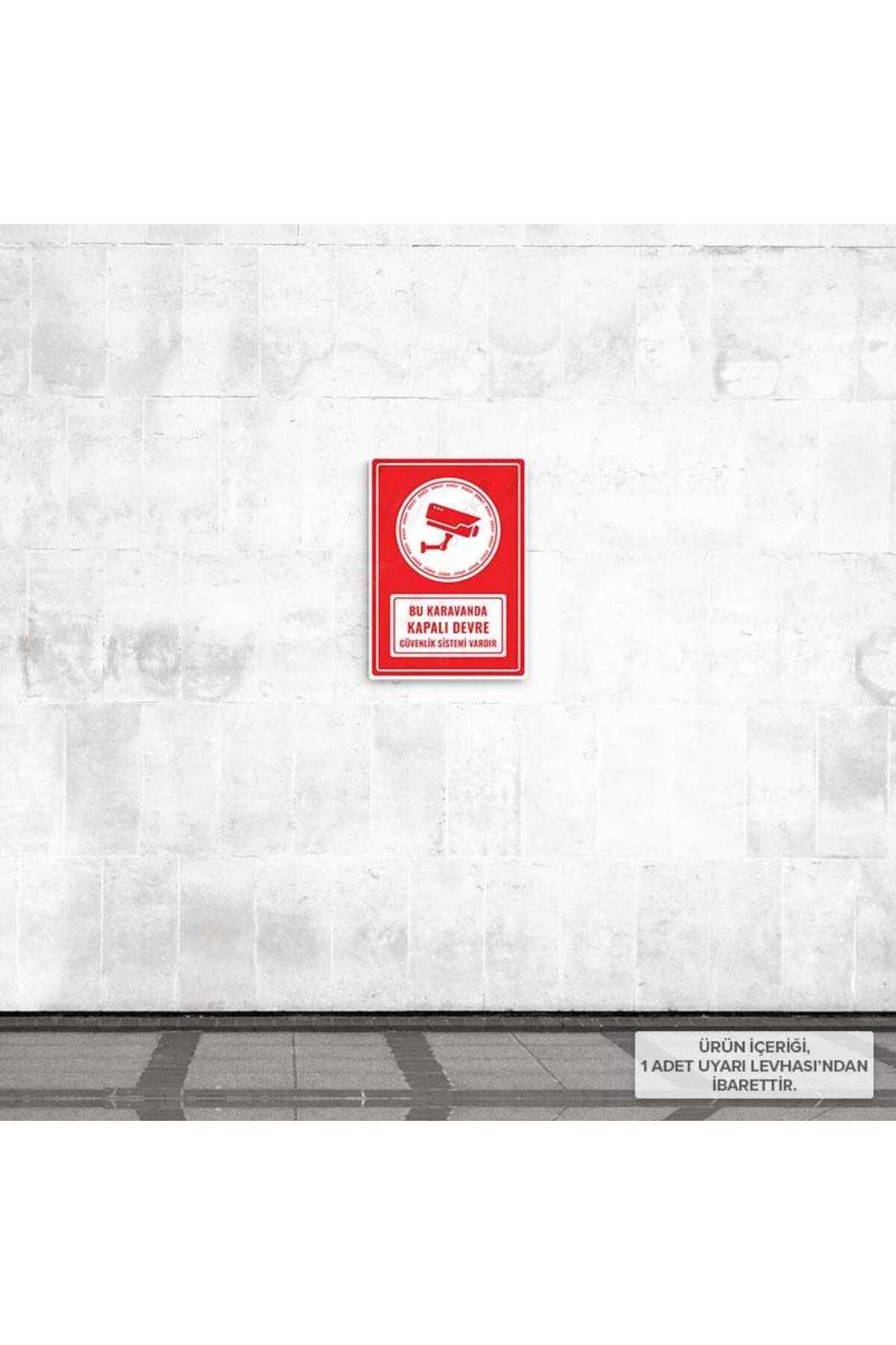 Posterya-Ul01357-A5 - This Caravan Has a Closed Circuit Security System Warning Sign (15,4×21,6cm) 2