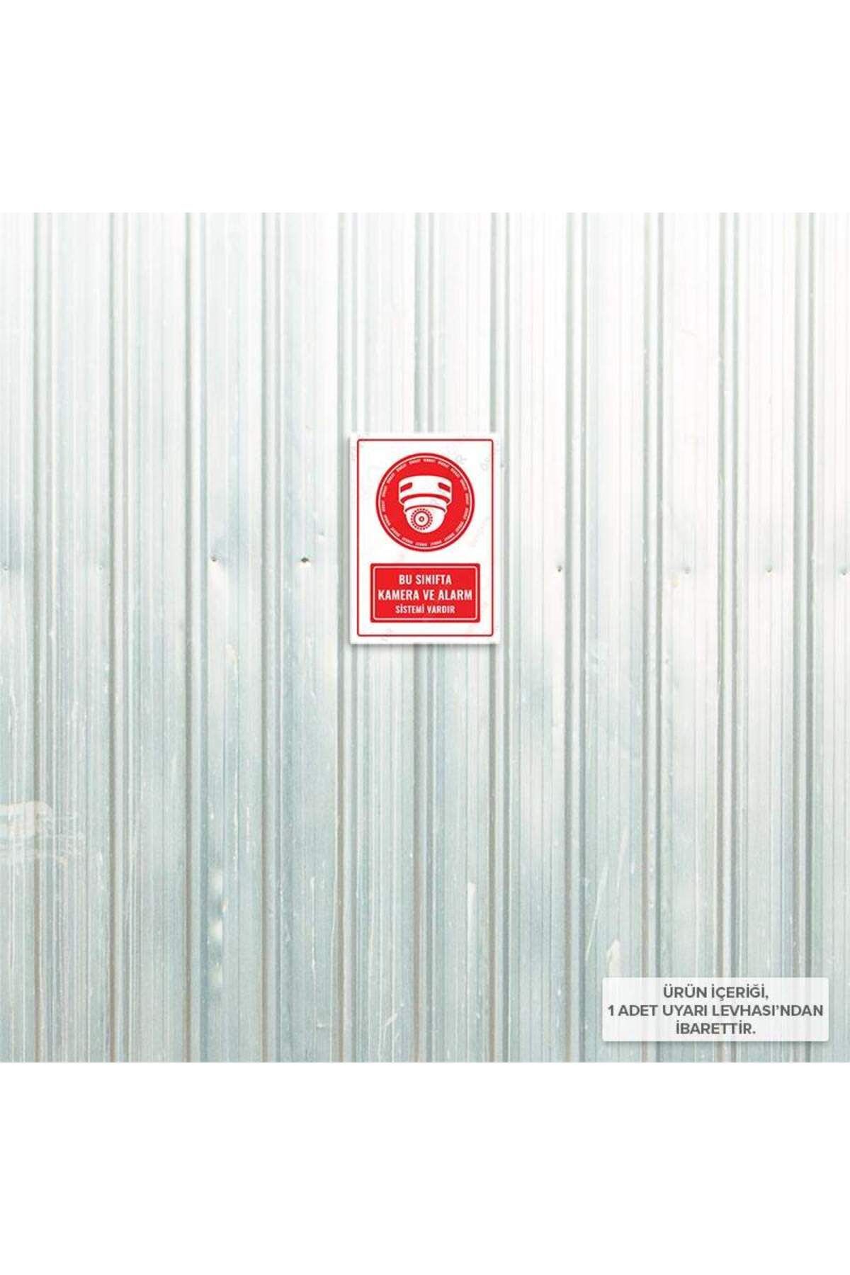 Posterya-Ul01366-A5 - This Class Has a Camera and Alarm System Warning Sign (15.4×21.6cm) 4