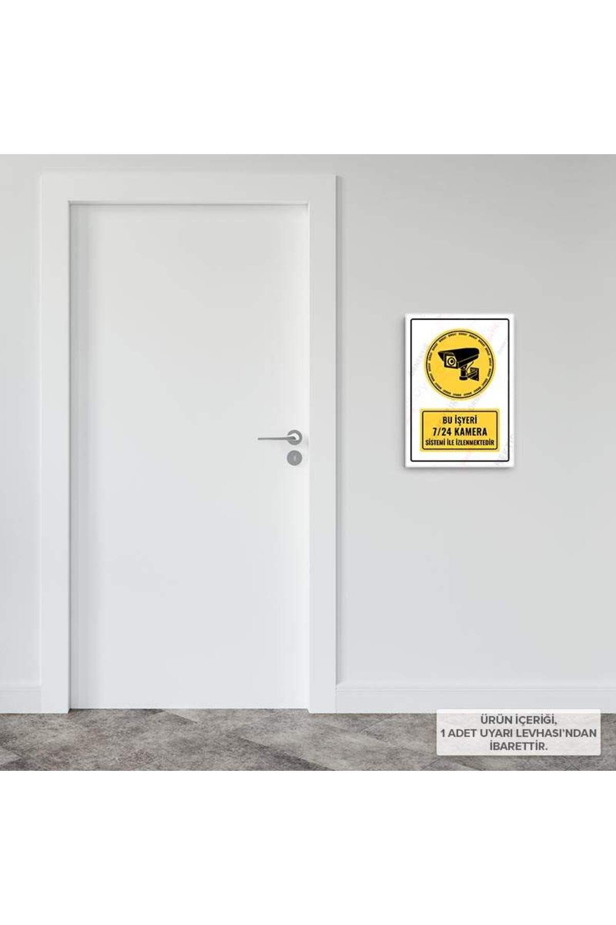 Posterya-Ul01240-A4 - This Workplace Is Monitored 24/7 with Camera System Warning Sign (21.6×30.3cm) 3