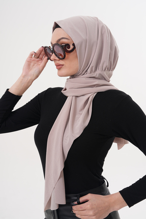 Ritagarcia Çıtçıtlı Büzgülü Tesettür Şal