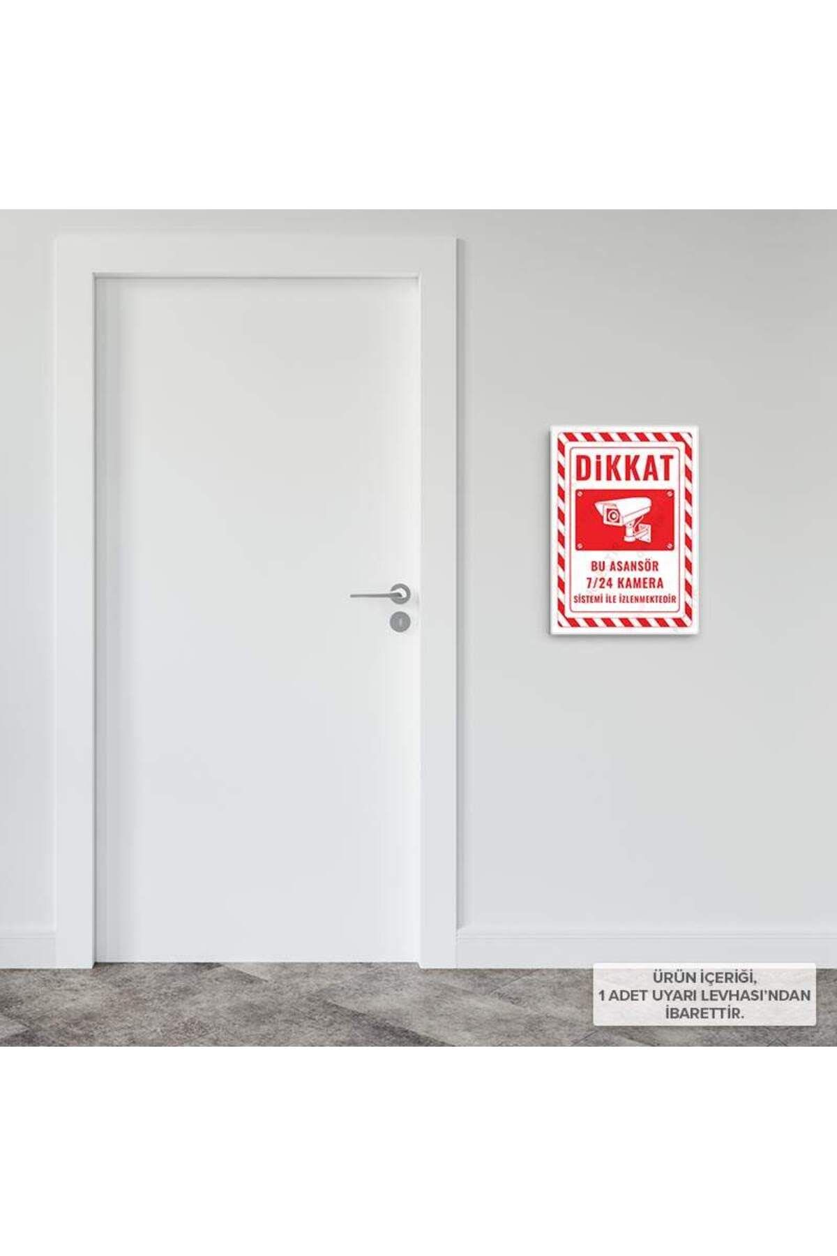 Posterya-Ul02467-A5 - This Elevator Is Monitored 24/7 with Camera System Warning Sign (15.4×21.6cm) 3