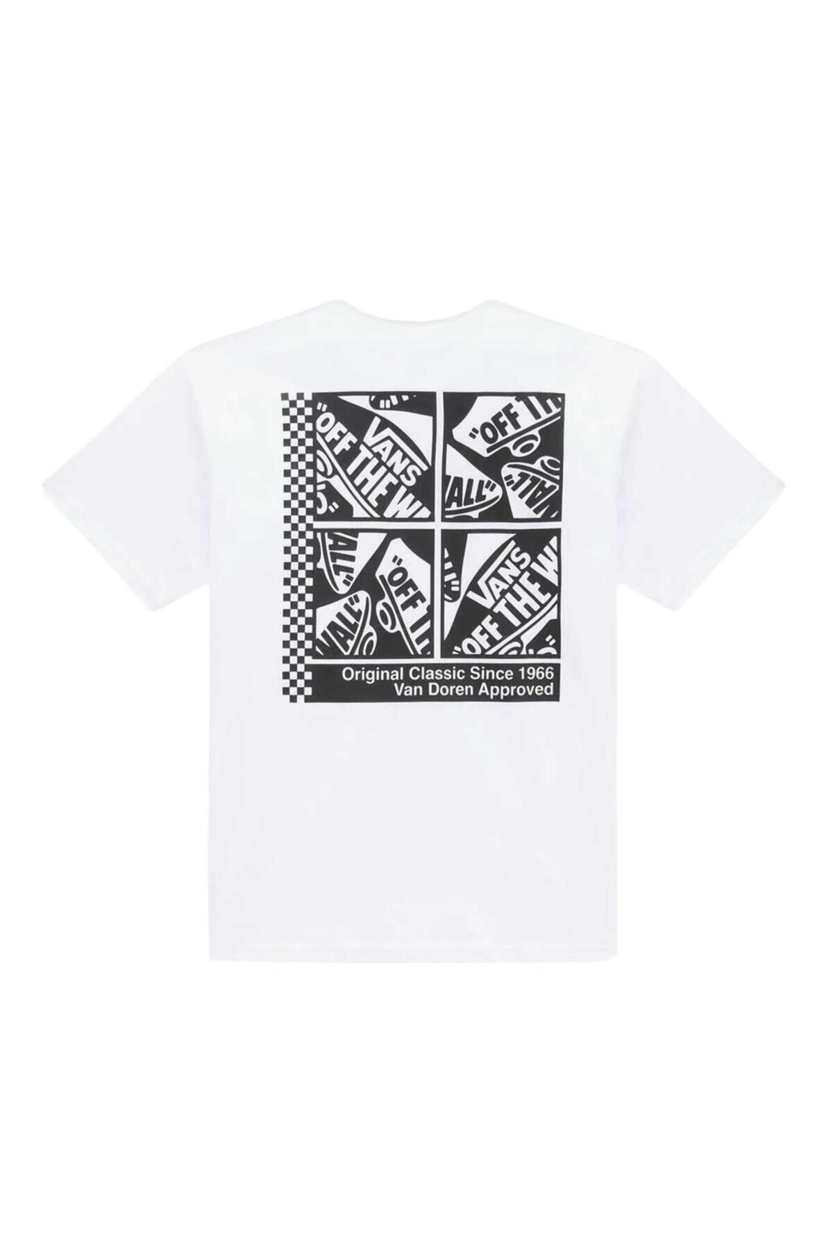Vans-Tričko Tech Box SS Tee Erkek Beyaz 2