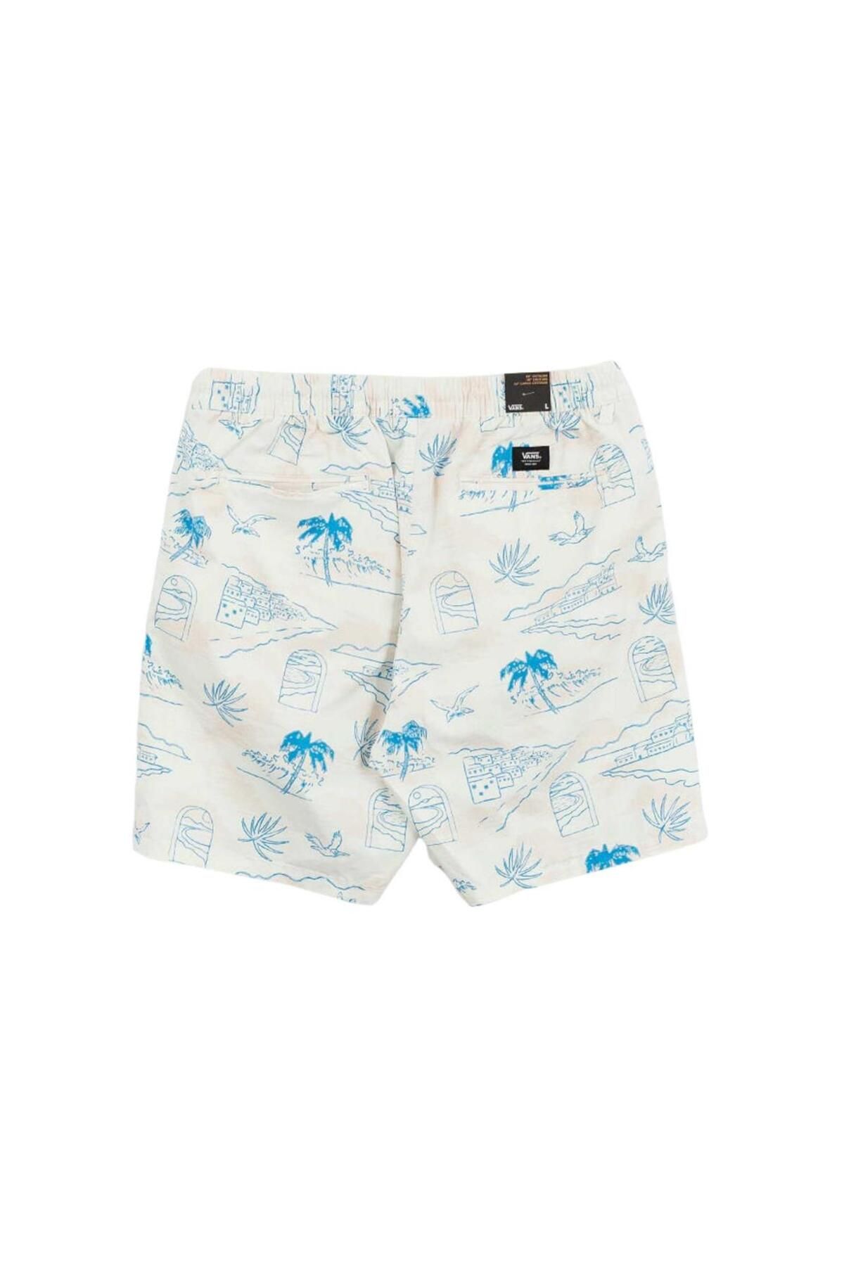 Vans-Ανδρικό λευκό σορτς Mn Range Relaxed Elastic 2
