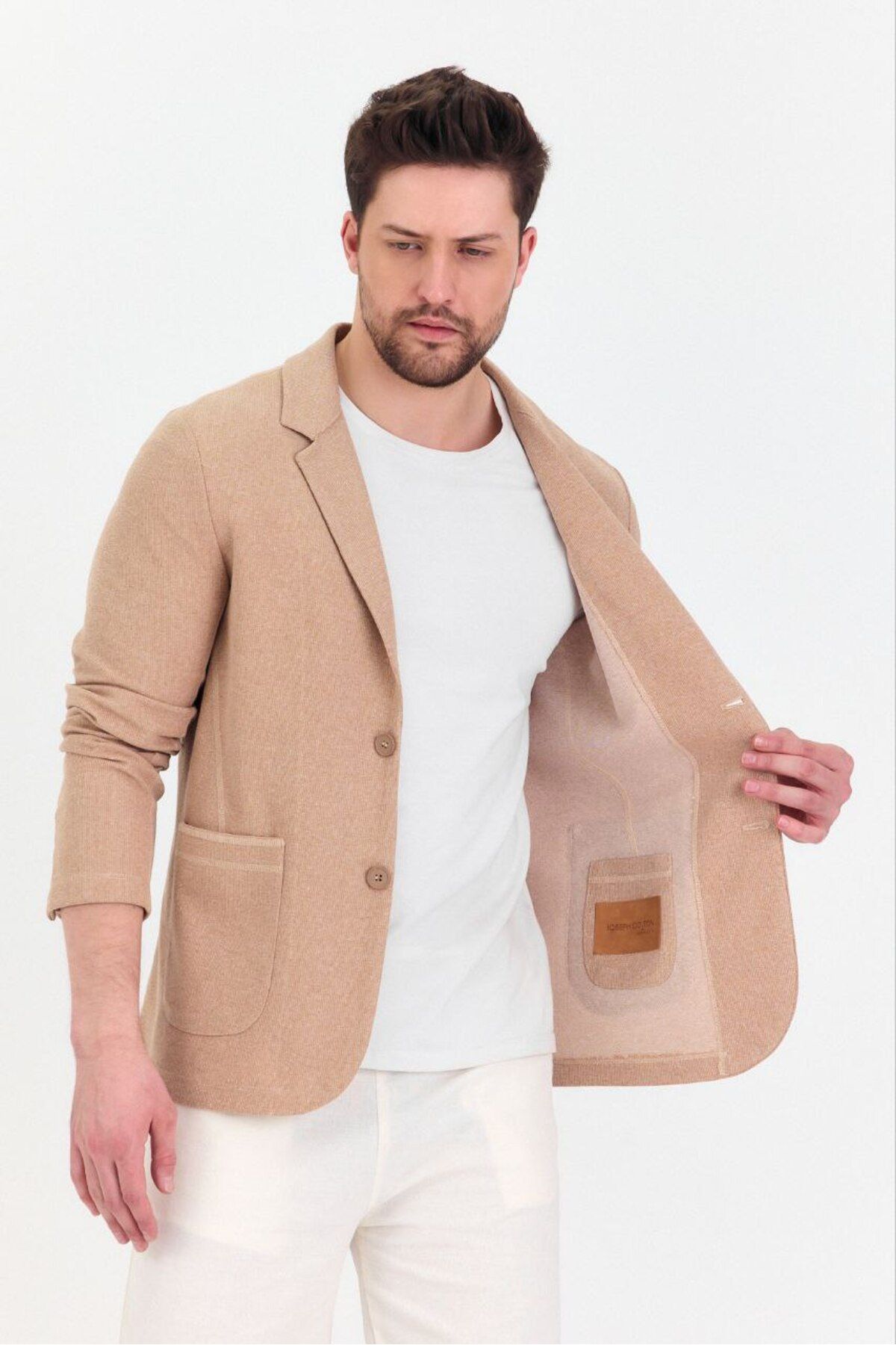 Savira-Slimfit Men's Sports Jacket Knitted Cotton Blended Fabric Full Stretching Fabric New Season 4