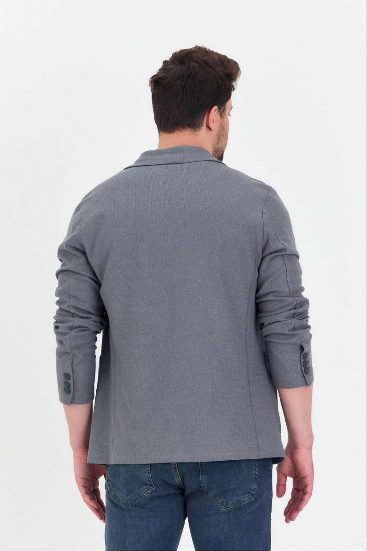 Savira-Slimfit Men's Sports Jacket Knitted Cotton Blended Fabric Full Stretching Fabric New Season 3