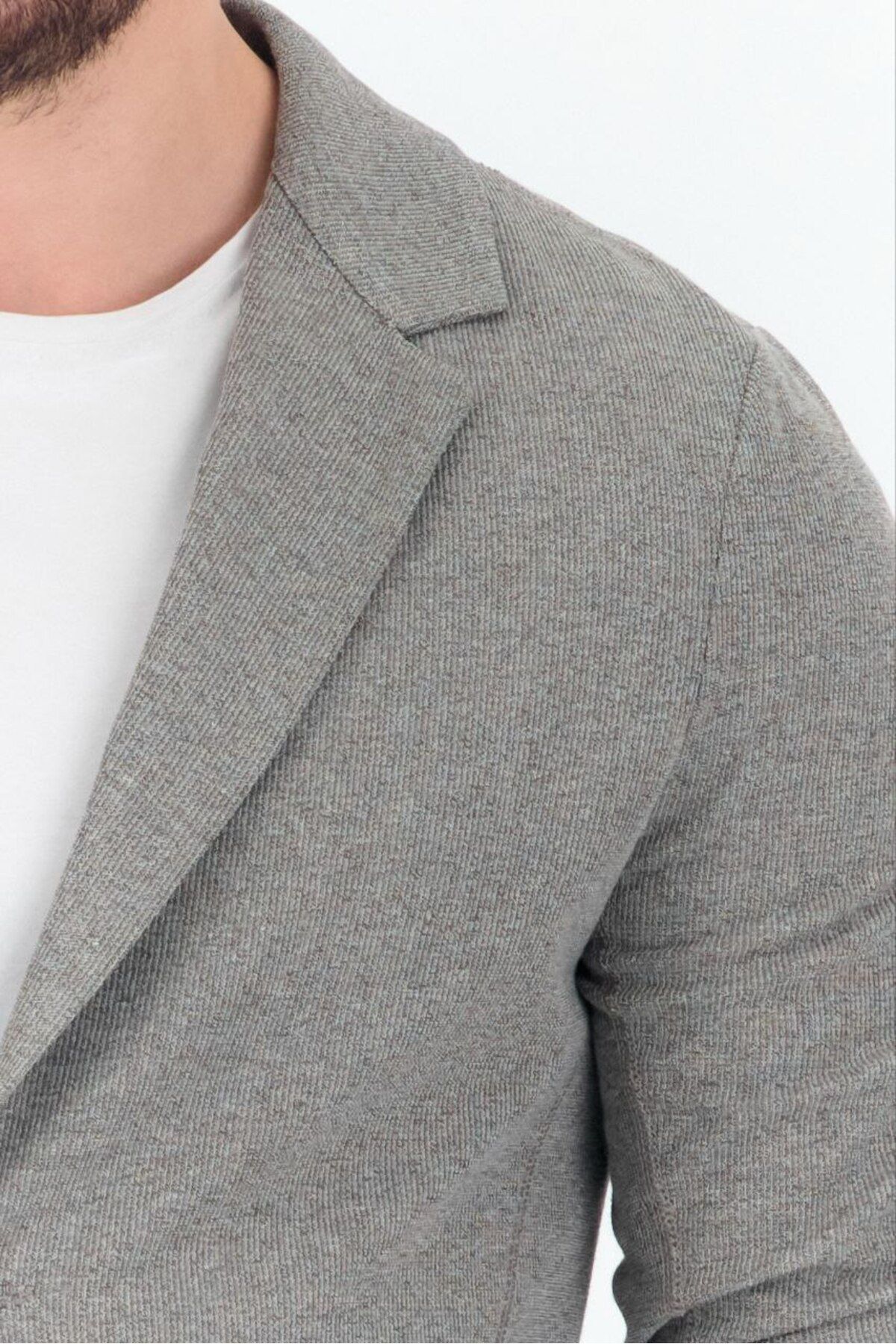 Savira-Slimfit Men's Sports Jacket Knitted Cotton Blended Fabric Full Stretching Fabric New Season 4