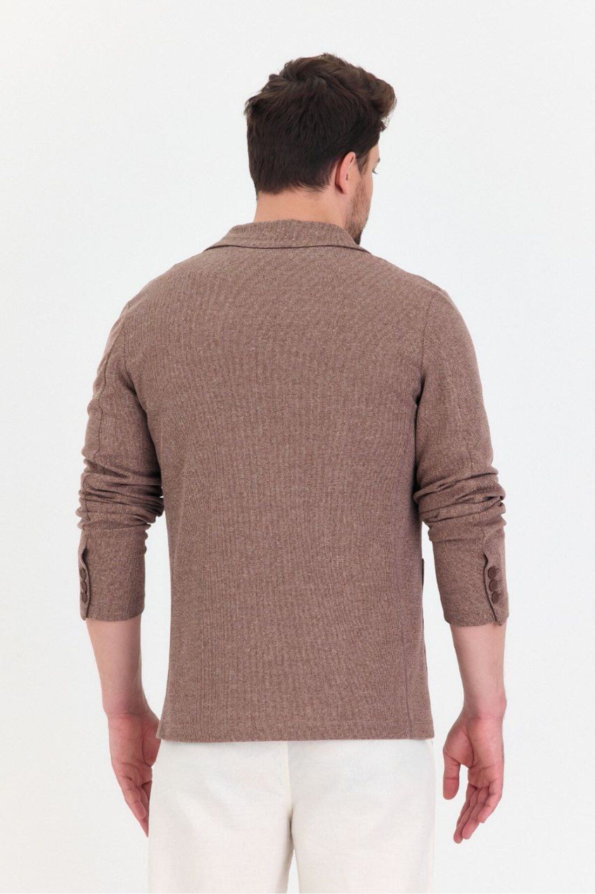 Savira-Slimfit Men's Sports Jacket Knitted Cotton Blended Fabric Full Stretching Fabric New Season 2