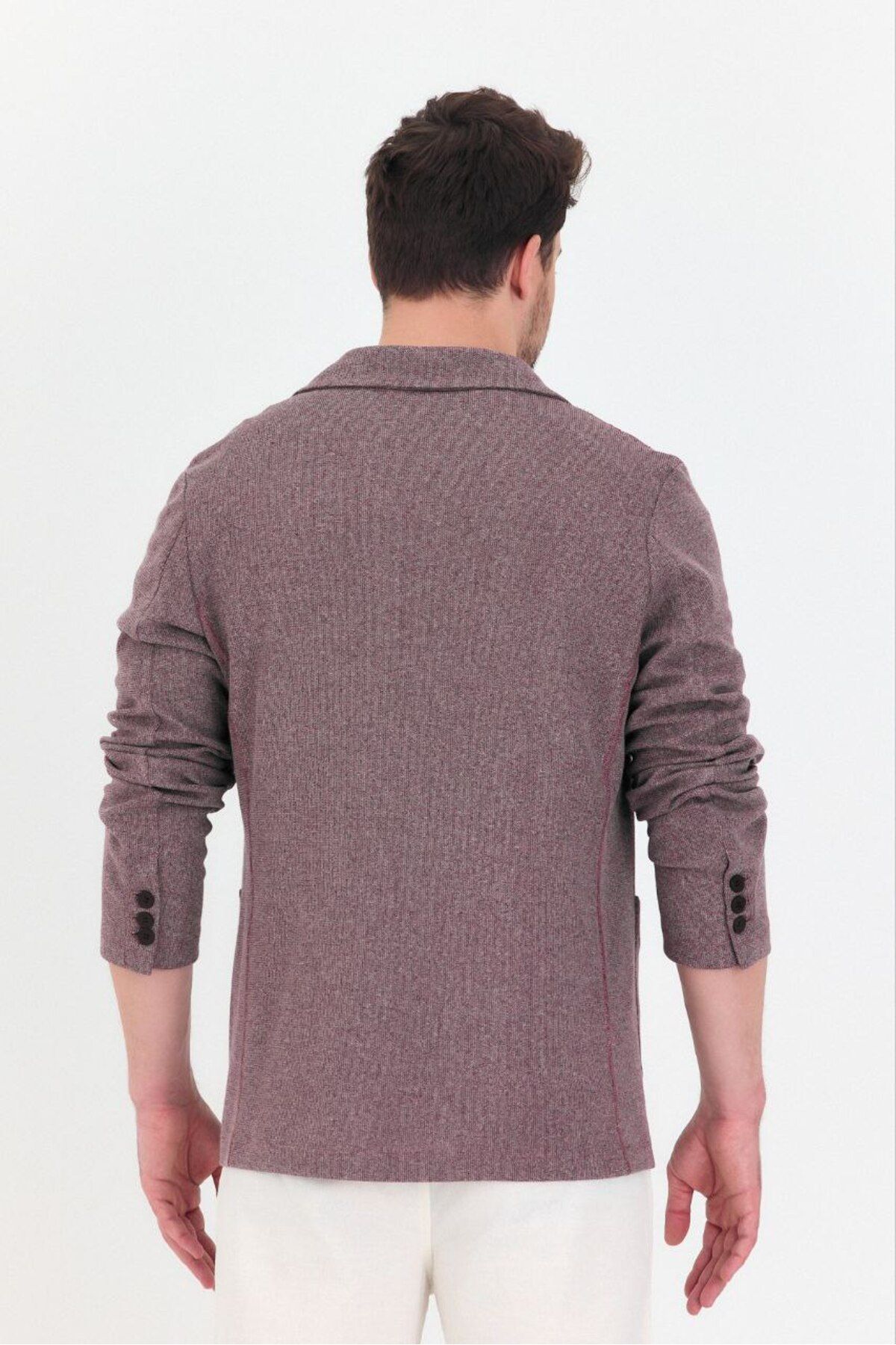 Savira-Slimfit Men's Sports Jacket Knitted Cotton Blended Fabric Full Stretching Fabric New Season 2