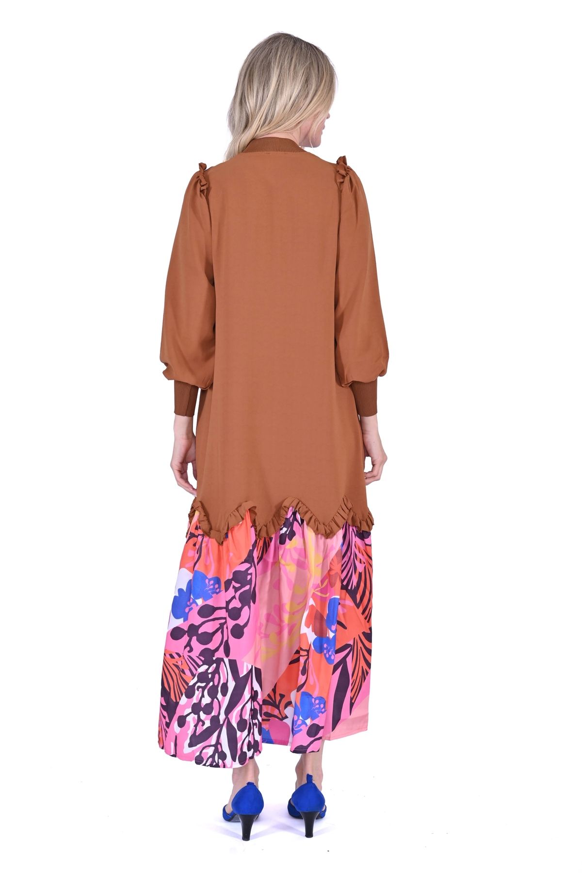 Invee-6653 Coffee Dress 3