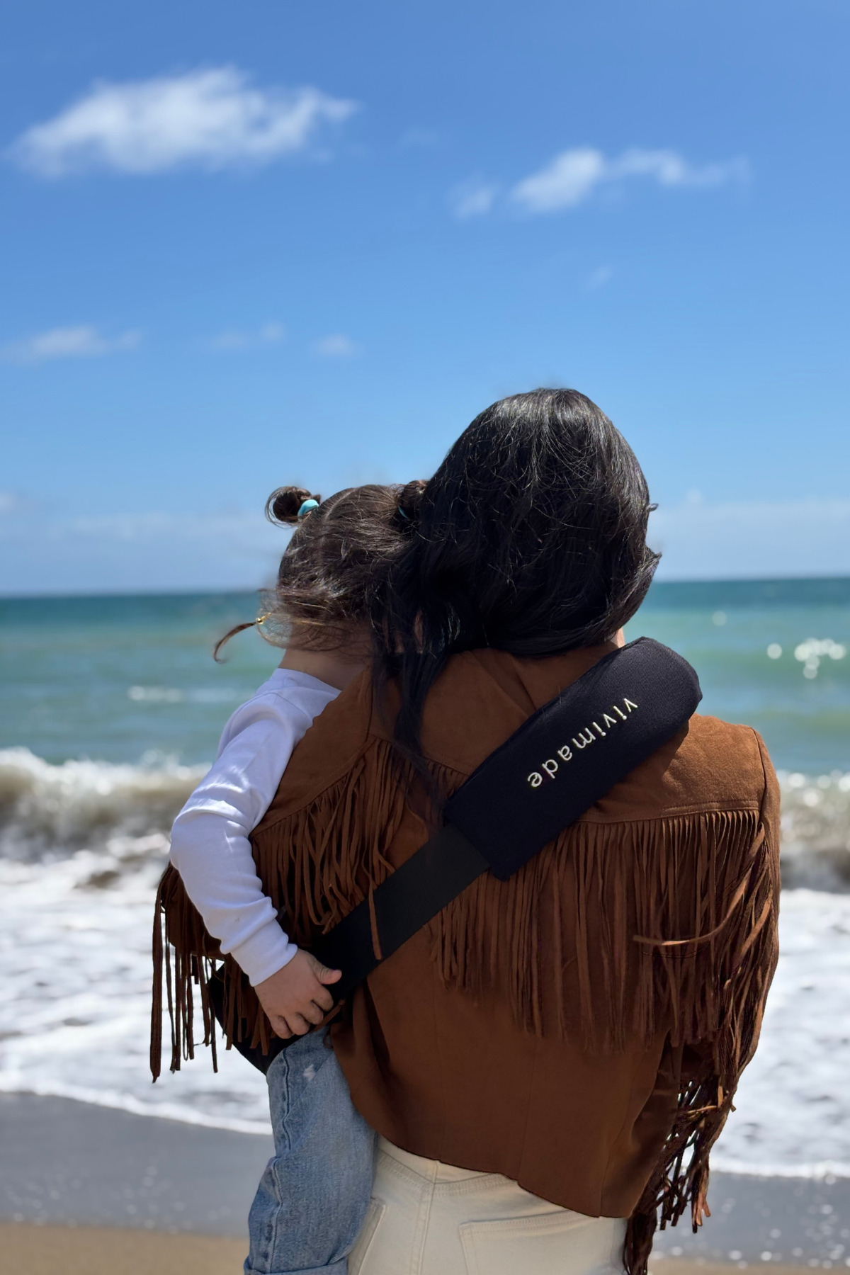 vivimade Vivihug Sling Bebek Çocuk Taşıma Çantası Kanguru 9-20 kg Doğal Kumaşlı Anne Yanı Taşıyıcı fotoğrafı 4 (önizleme)