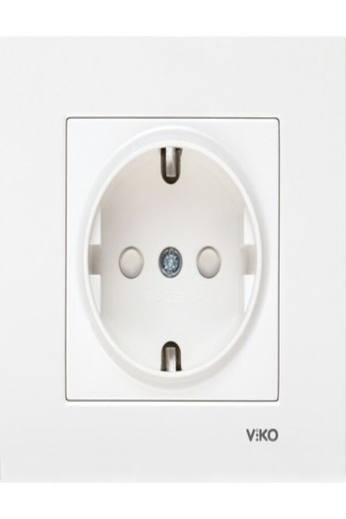 VİKO-Torunoğlu Elektronik Viko Square Series Grounded Socket Ef Sat Socket Data Telephone Socket 3 Cerceve 3