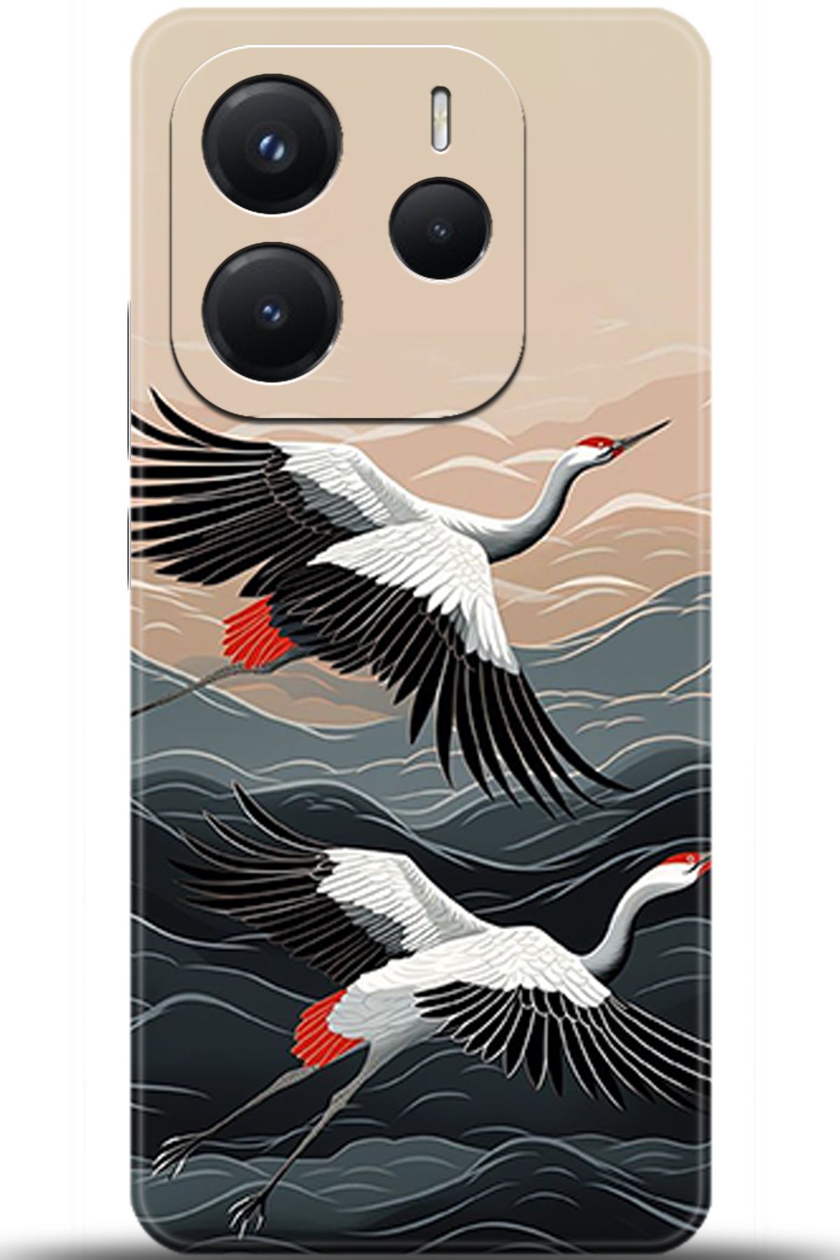 Noprin Xiaomi Redmi Note 14 5G Kılıf HD Baskılı Kılıf - Happiness Series 5232