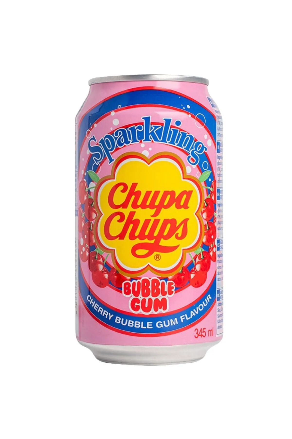 Chupa Chups Kiraz ve sakız aromalı gazlı içecek 345 ml