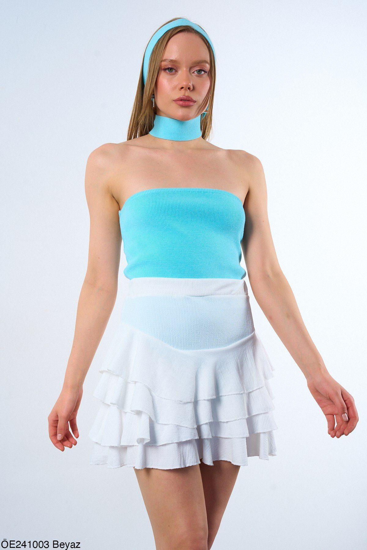 CELITA-Frilly Short Elastic Waist New Season Women's Skirt 1