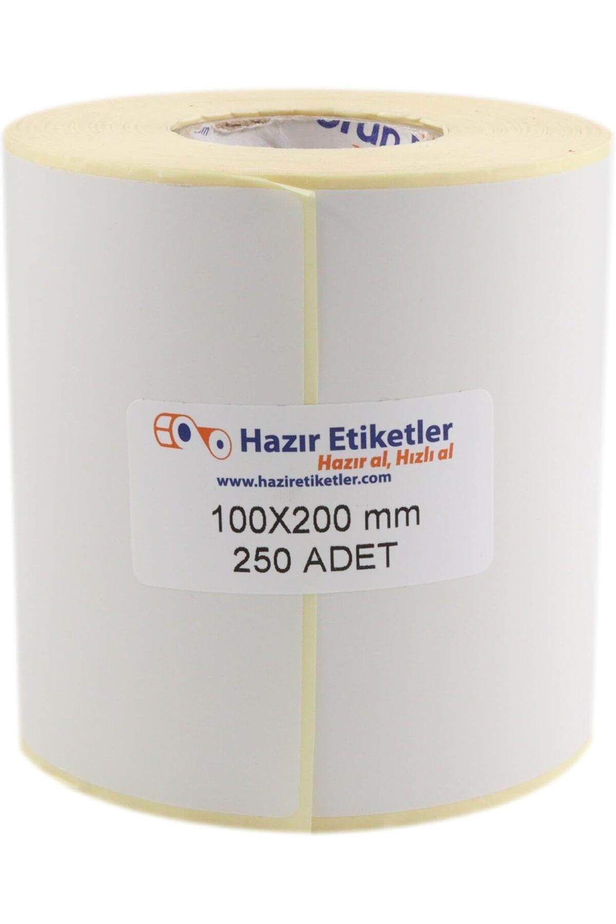 ÇAĞUR Dark etiketler , hazır al hızlı al Eko Termal Etiket 100mm x 200mm Ruloda 250 Adet 40mm Kuka Çap