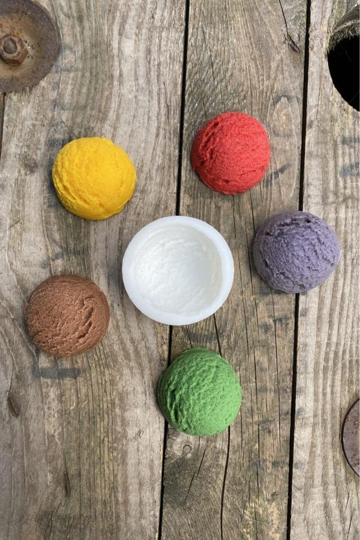 KDROĞLU Concept Dondurma Topu Tekli Mum Kalıbı (Silikon)