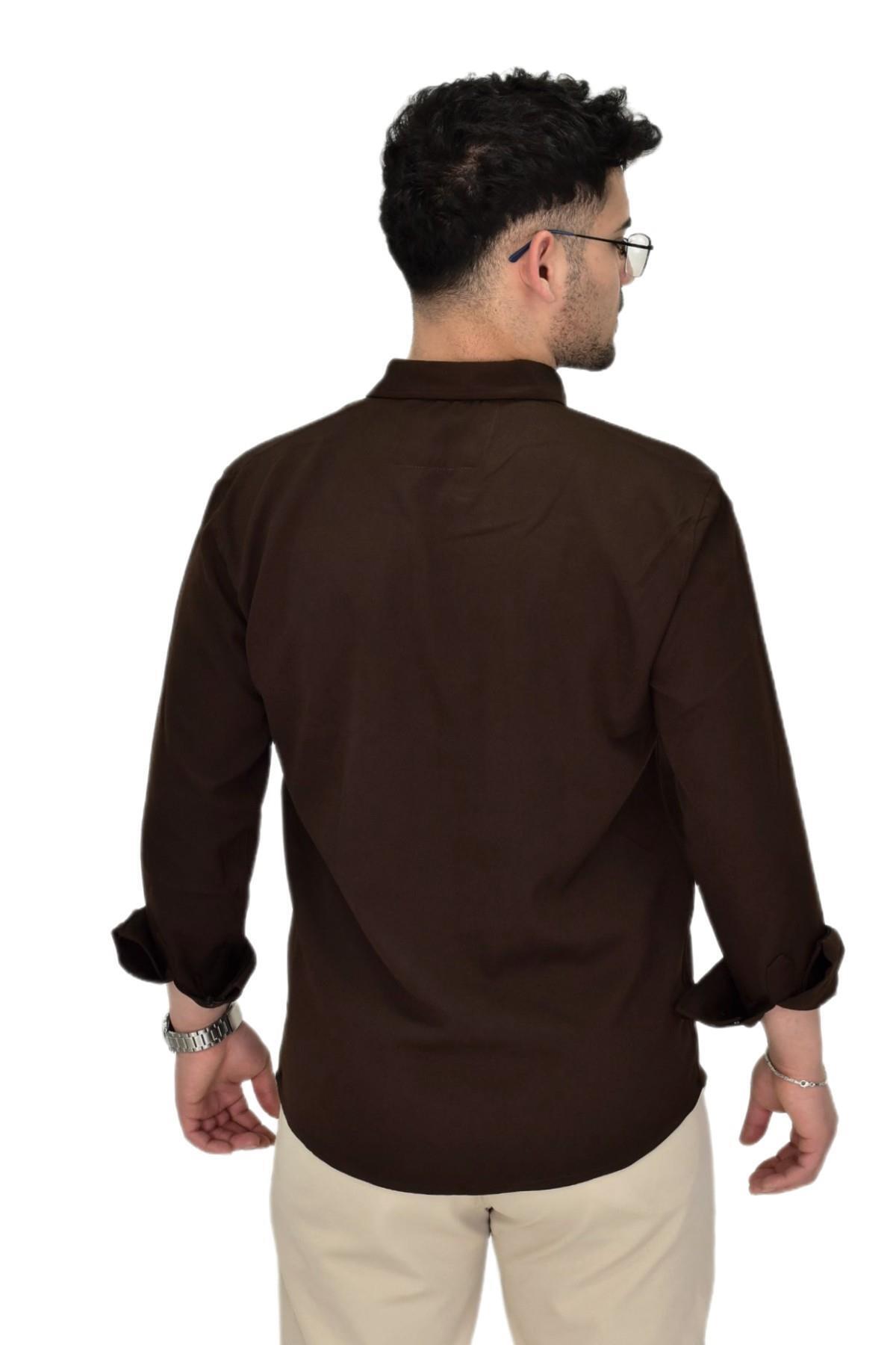 DYNAMO-Men's Sports Shirt Regular Fit 9601 Bgl-St04412 4