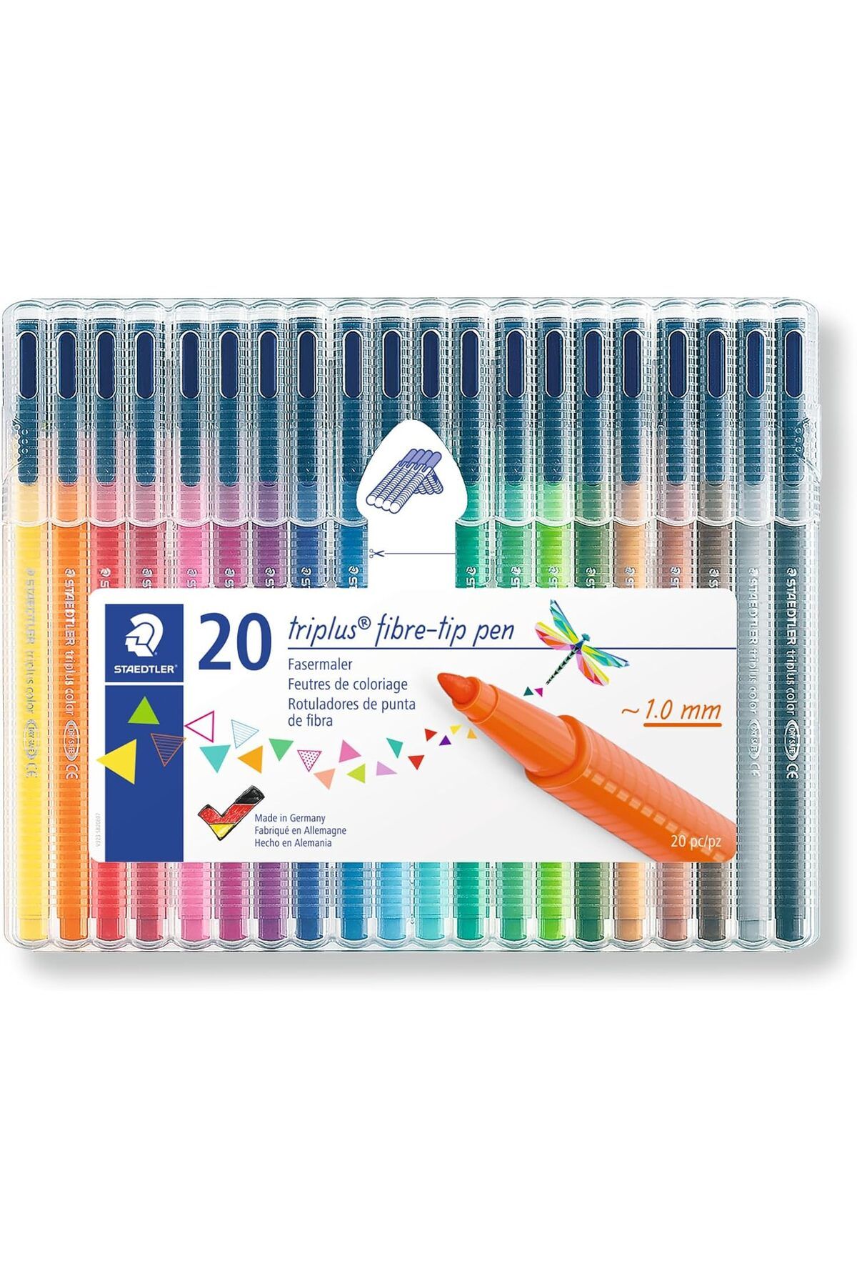 ÇAĞUR çağur 323 Sb20 Triplus Color Üçgen Keçeli Kalem 1.0 mm 20'li Set YENİ 1109945