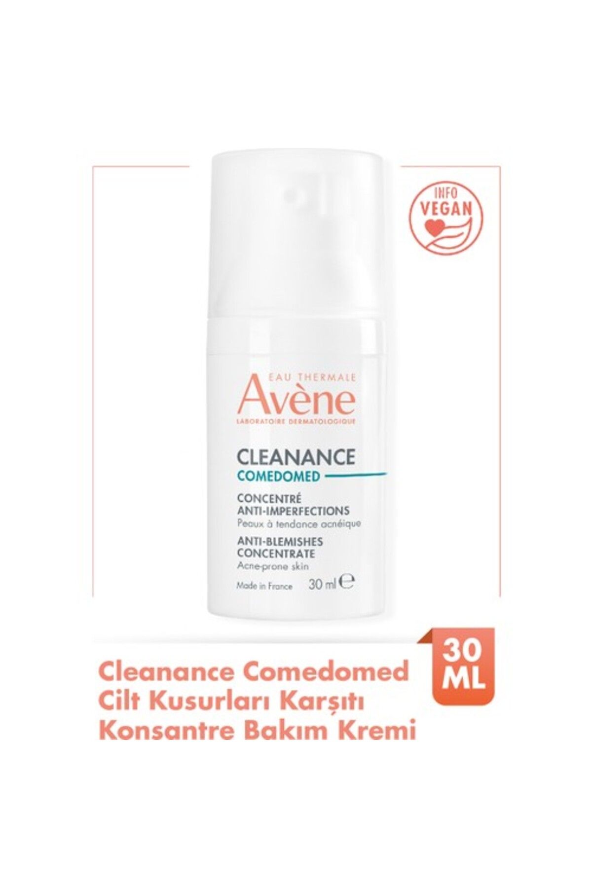 Avene Cleanance Comedomed Konsantre Nemlendirici Bakım Kremi 30 Ml