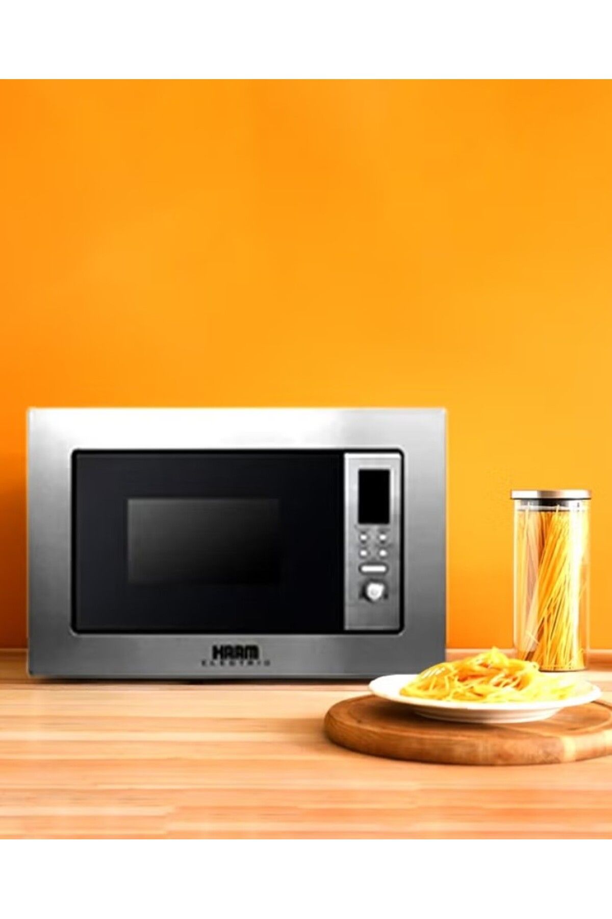 HAAM-Built-In Microwave - 20 liters - 800 Watts - With Grill - HM20SBTMW 2