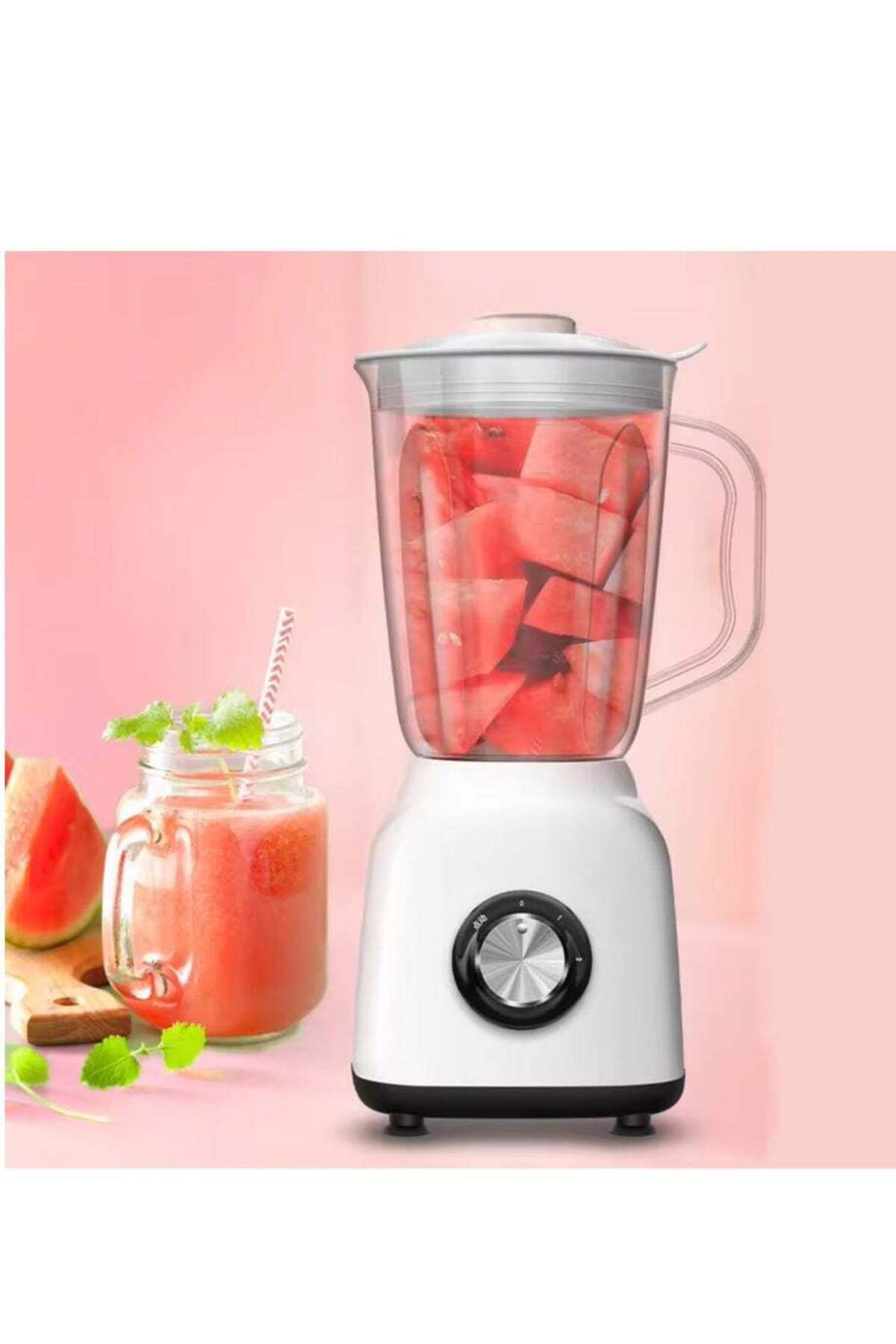 REFURA-2 in 1 Countertop Blender, 1.5L, Grinder Attachment, 2 Speed, Pulse Setting 1