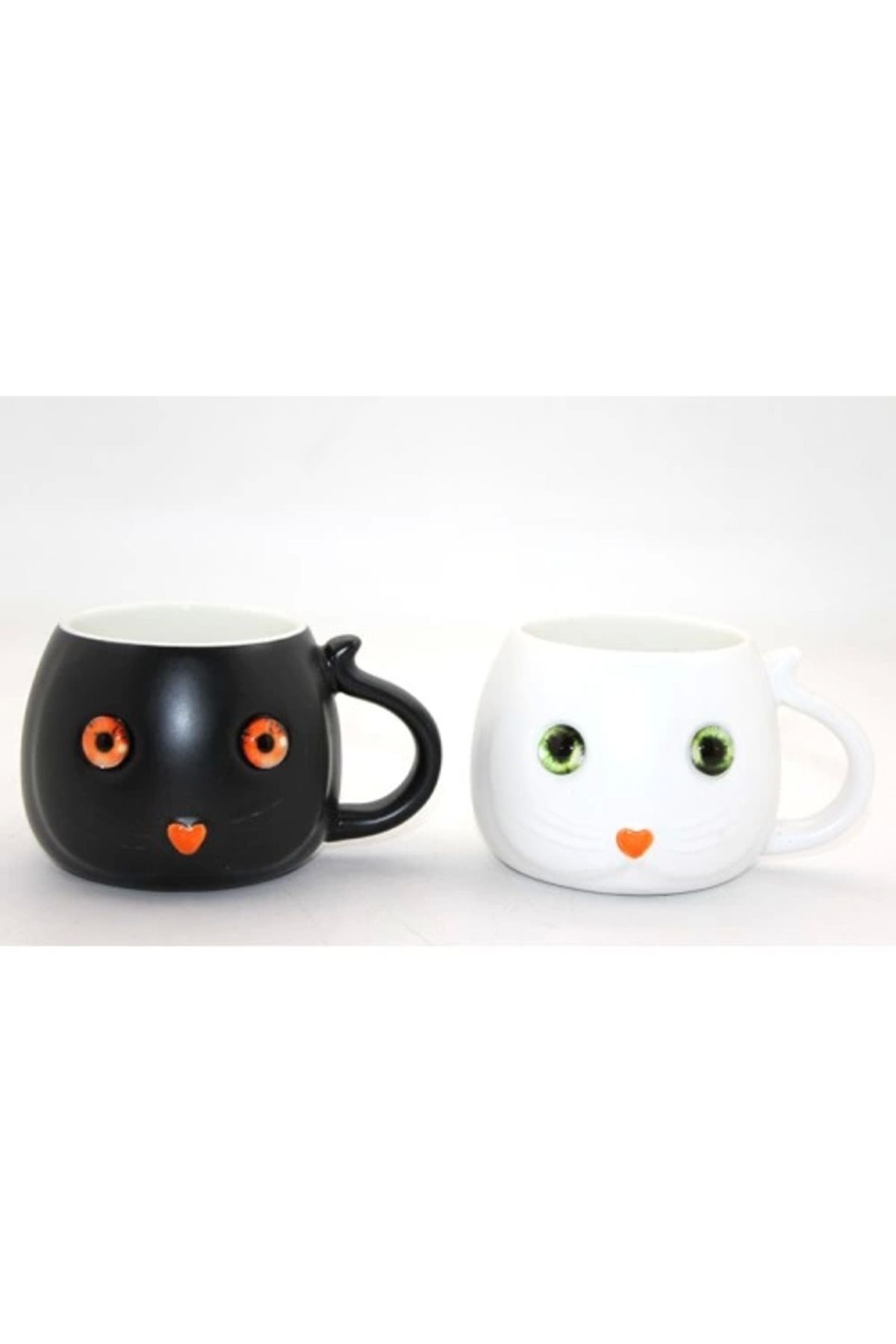 MELFSHOP Porselen Kedili Kupa Bardak
