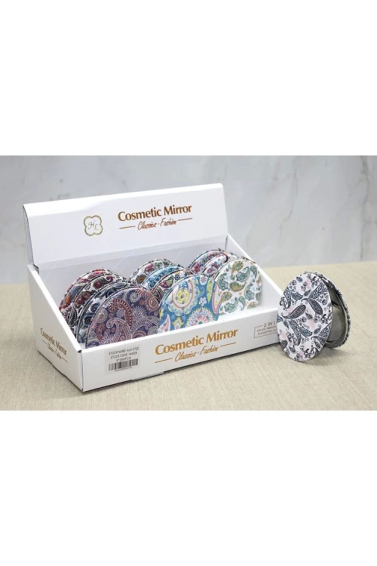 MELFSHOP Taşlı El Aynası Oval İnce Model 2