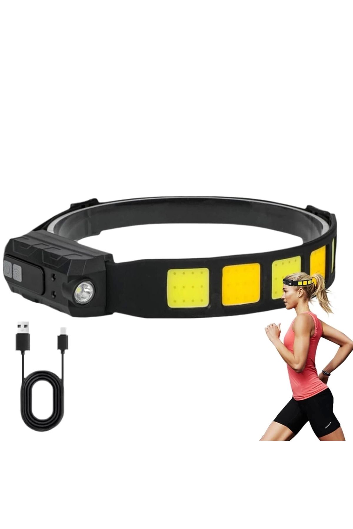 costurera Sensörlü Cob Xpg Led Kafa Lambası Wt-066