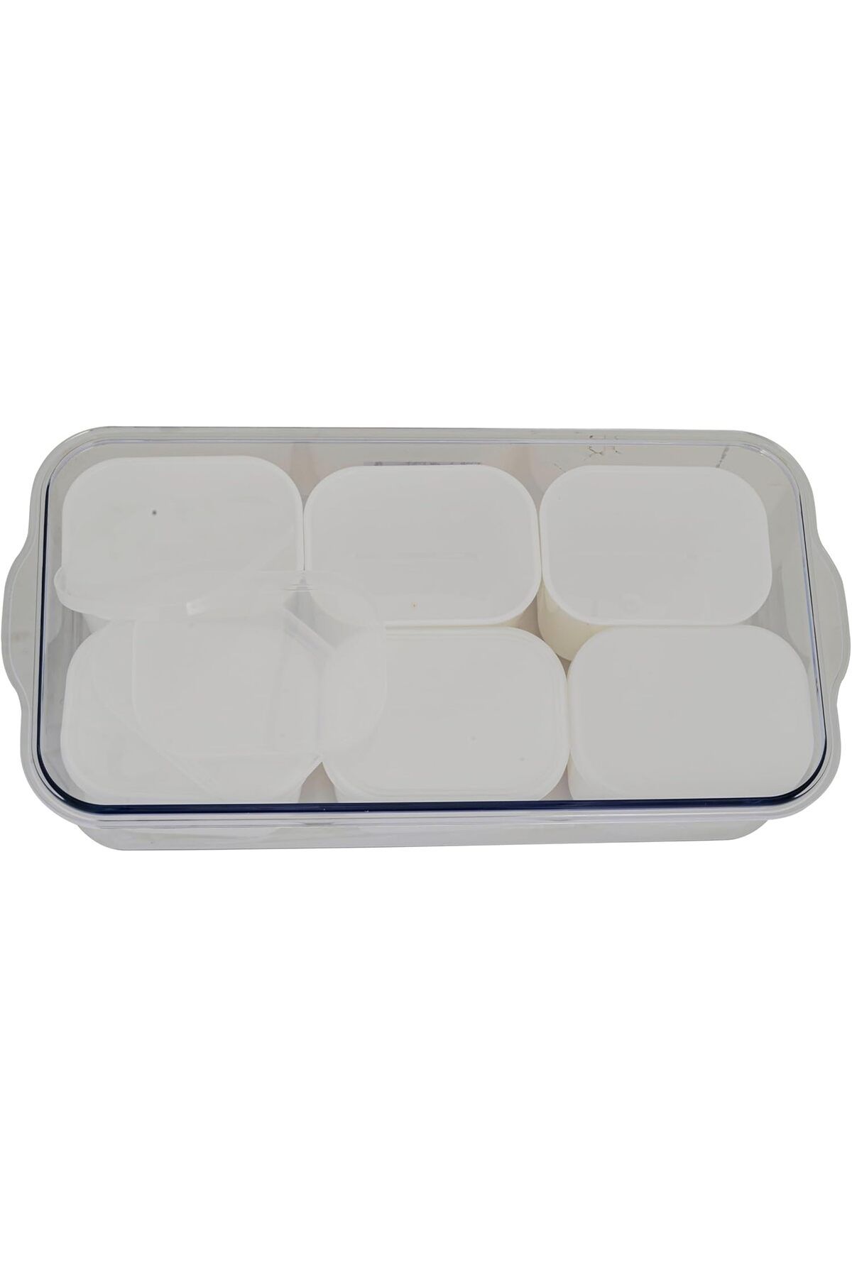 ALSAIF-Al Saif Storage Box - Small, Transparent Design With Handle (6 PIECES) 1