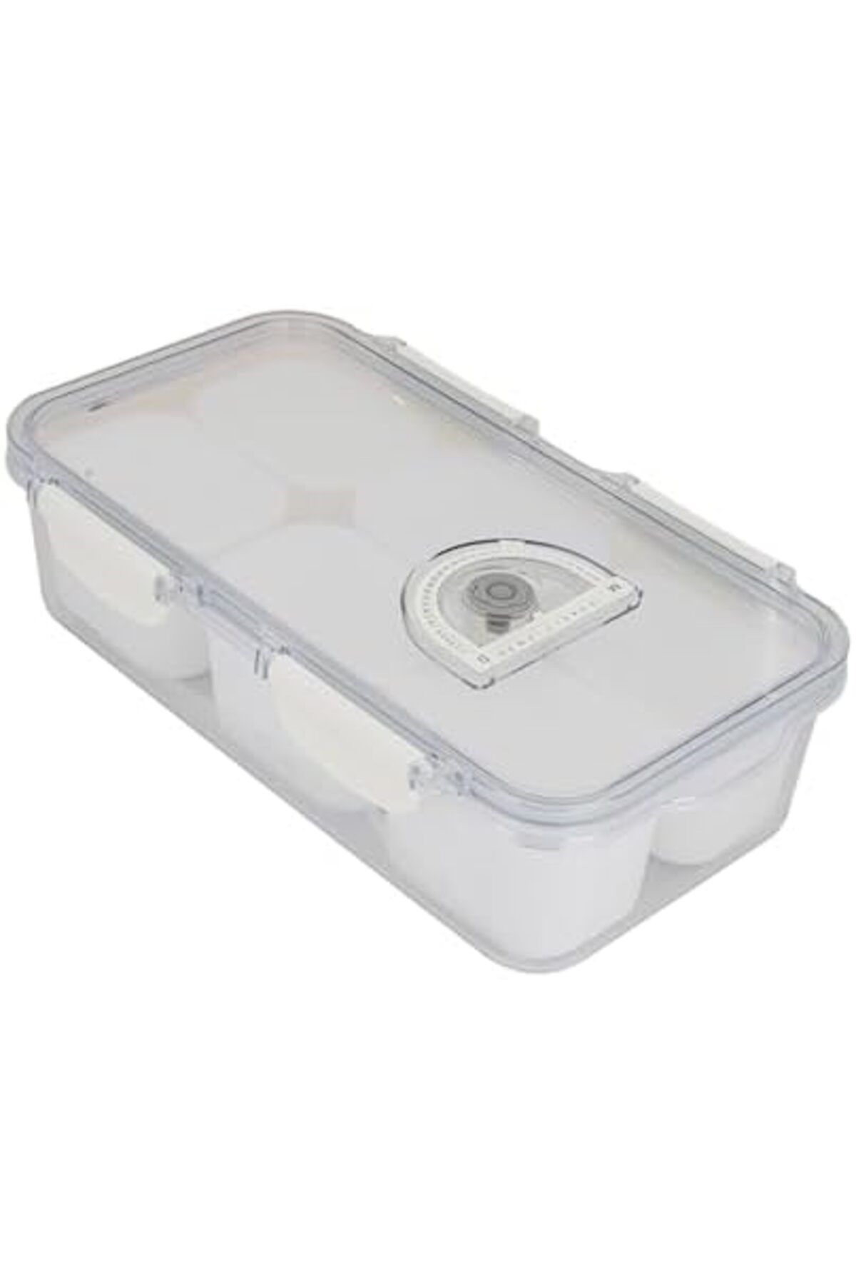 ALSAIF-Al Saif Storage Box - Small, Transparent Design With Handle (6 PIECES) 8