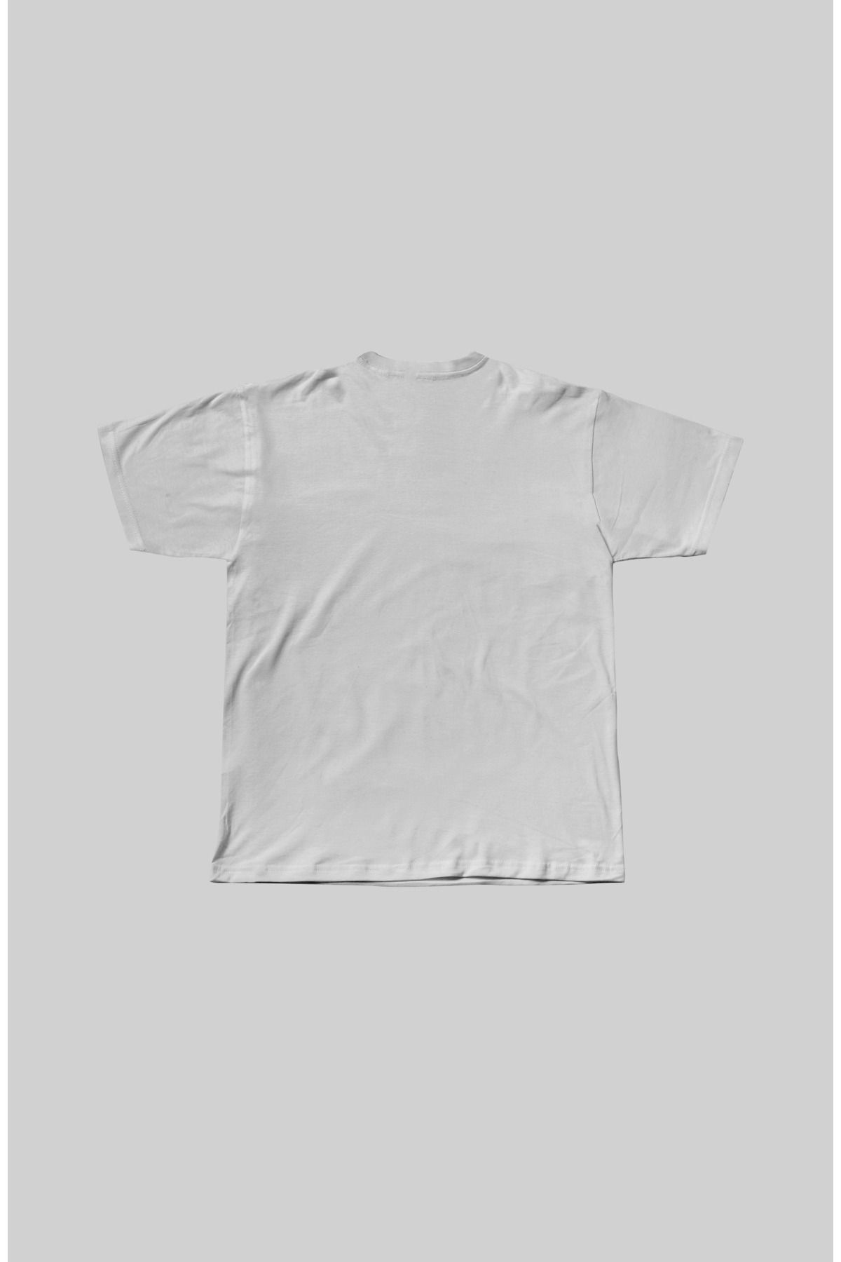 EVIus Oversize Hating Pop Music Doesn't Make You Deep Baskılı Bisiklet Yaka T-Shirt görsel 3