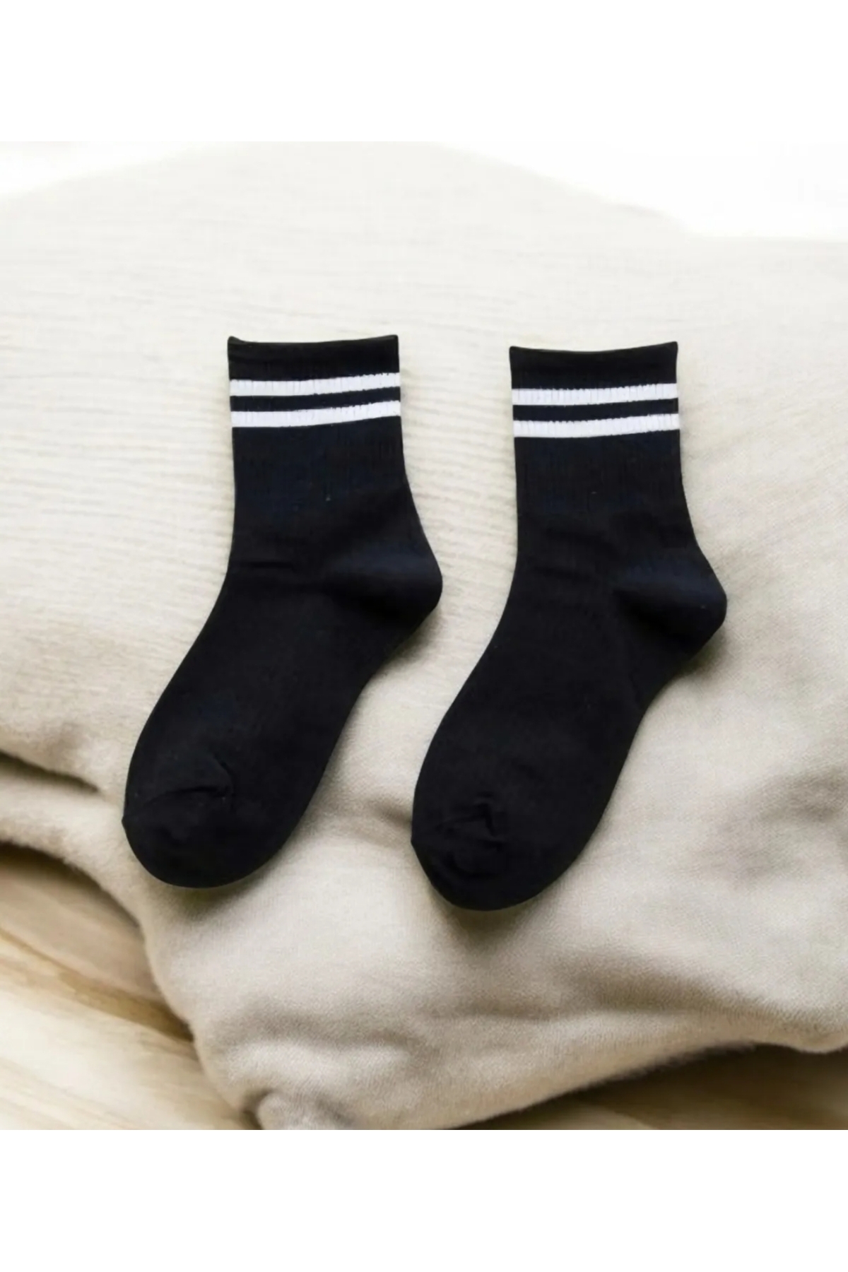 5 Li Çemberli Kadin Erkek Unisex Spor Kolej Boy Çorap — görsel 2 · 3214836515500