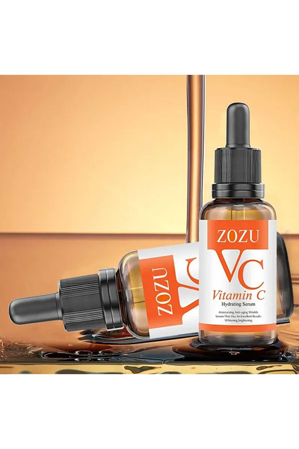 ZOZU-Vitamin C Moisturizing Whitening Brighten Anti-aging Wrinkle Essence - 30ml 6
