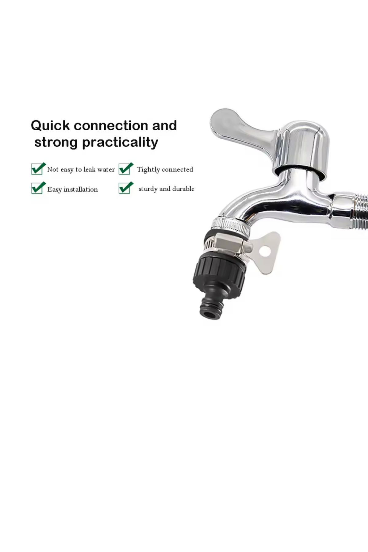 BGA-Switch Faucet Fountain Hose Connection Apparatus Garden Hose End Connection Apparatus 2