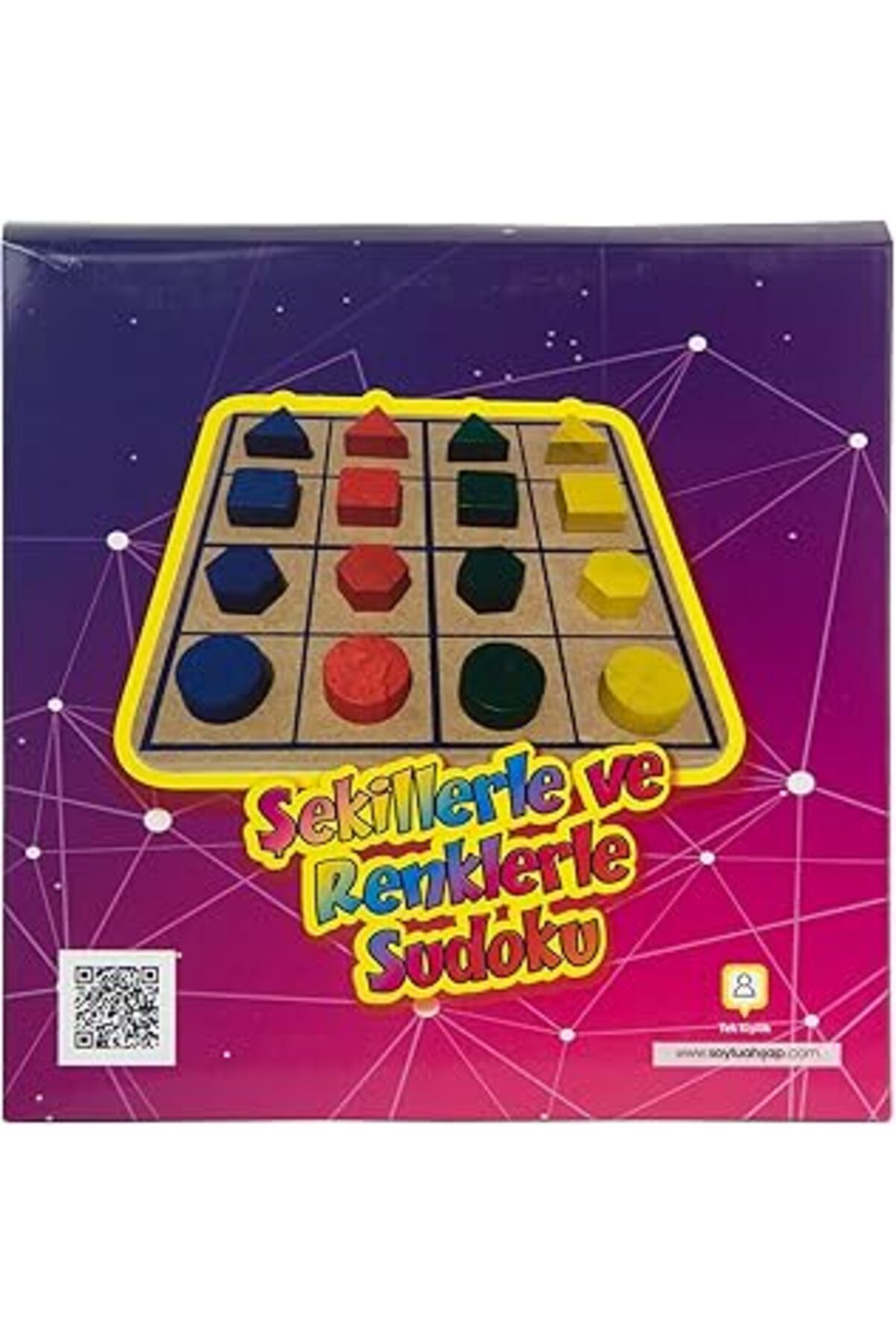 NETWORK ART Ahşap Şekillerle ve Renklerle Sudoku