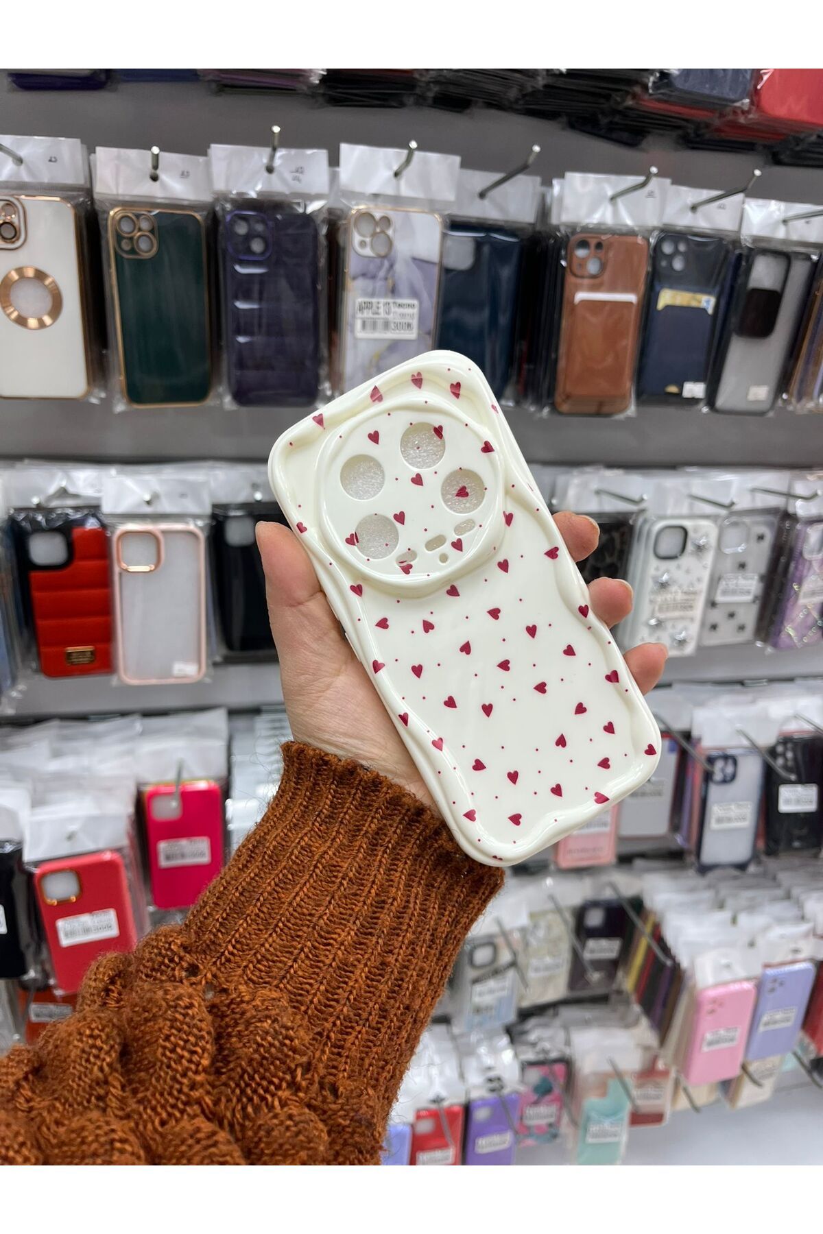 TECNOTREND Xiaomi Mi 14 Ultra Kalpli Desenli Baskılı Kabarık Kılıf