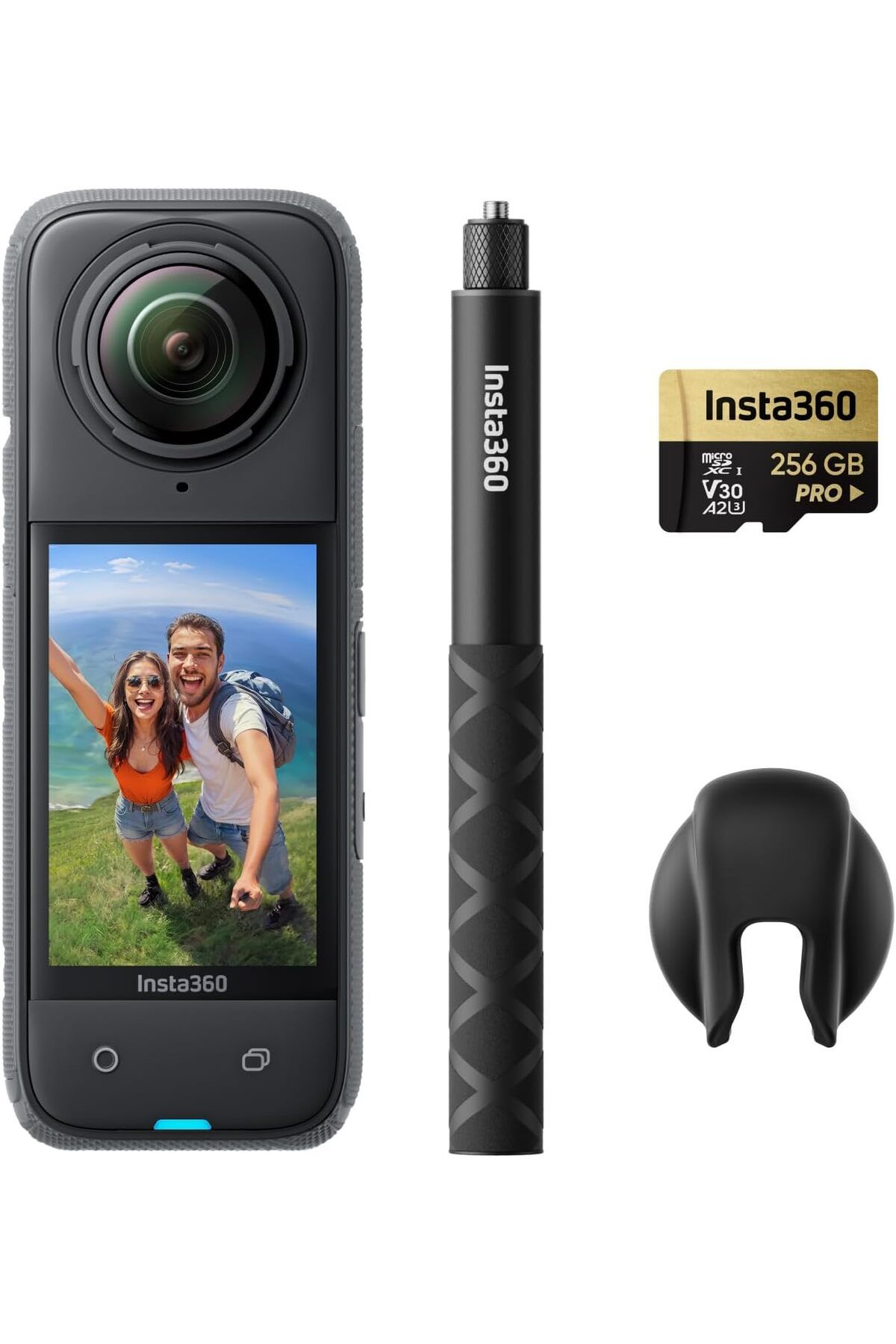 Insta360-X4 Get-Set Bundle - 8K Waterproof 360 Action Camera, 4K Wide-Angle Video, Invisible Selfie 1