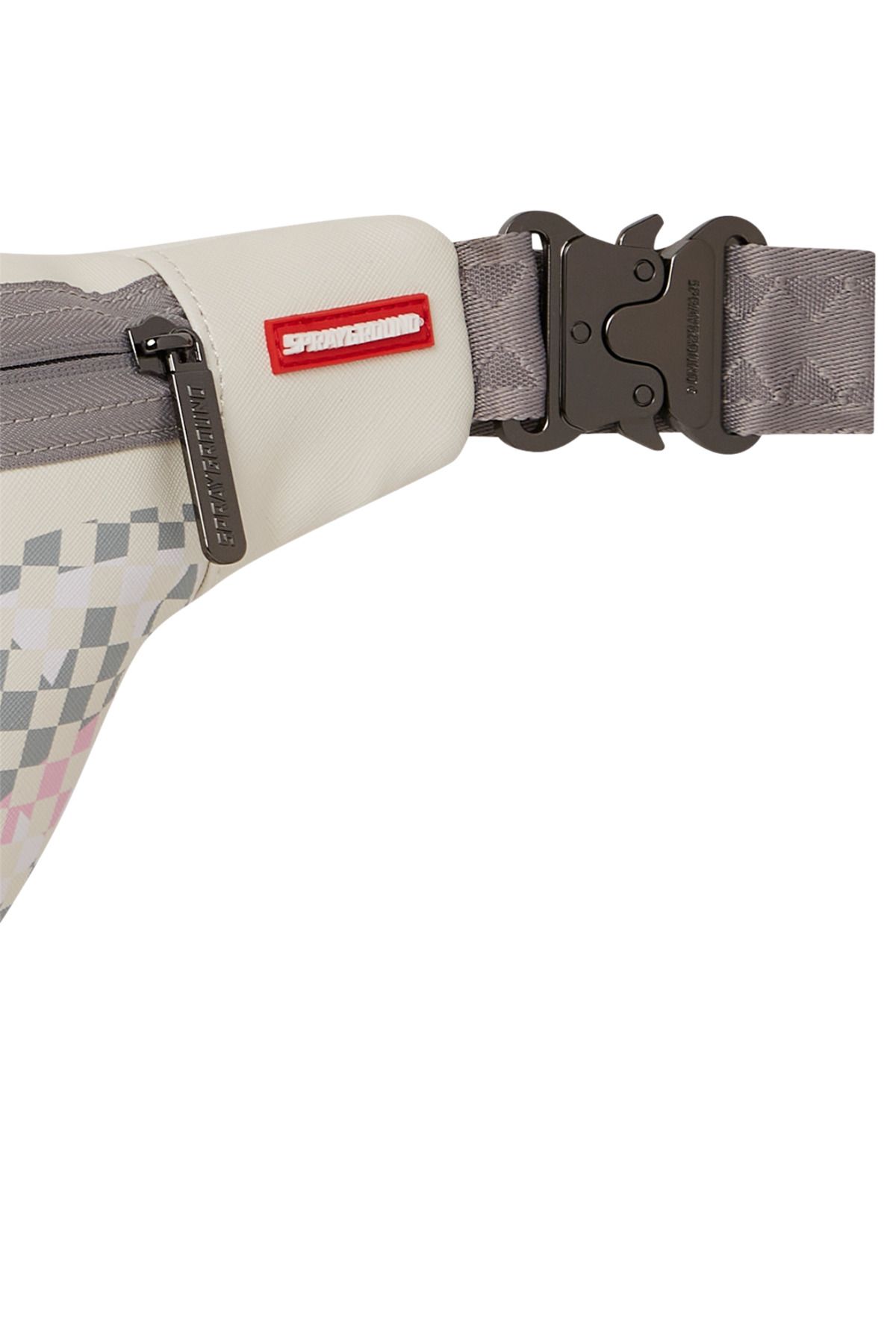 کیف کمری کرمی مردانه و زنانه کرم کوسه مرکزی قفسه های در مقاوم برابر آب را بررسی کنید Sprayground