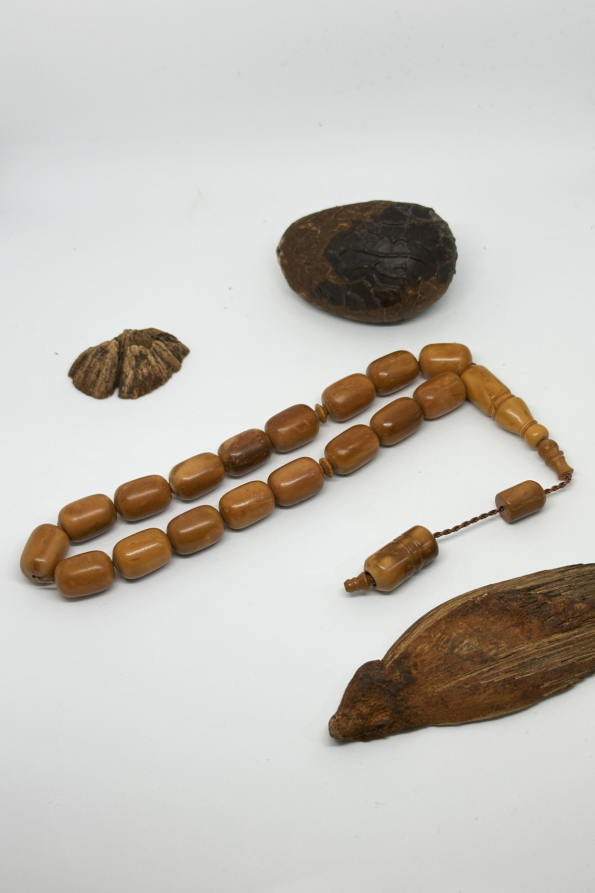 Yüksek Kalite Kuka Meyvesi Çekirdeğinden Üretilen Hurma Kesim Kuka Tespih