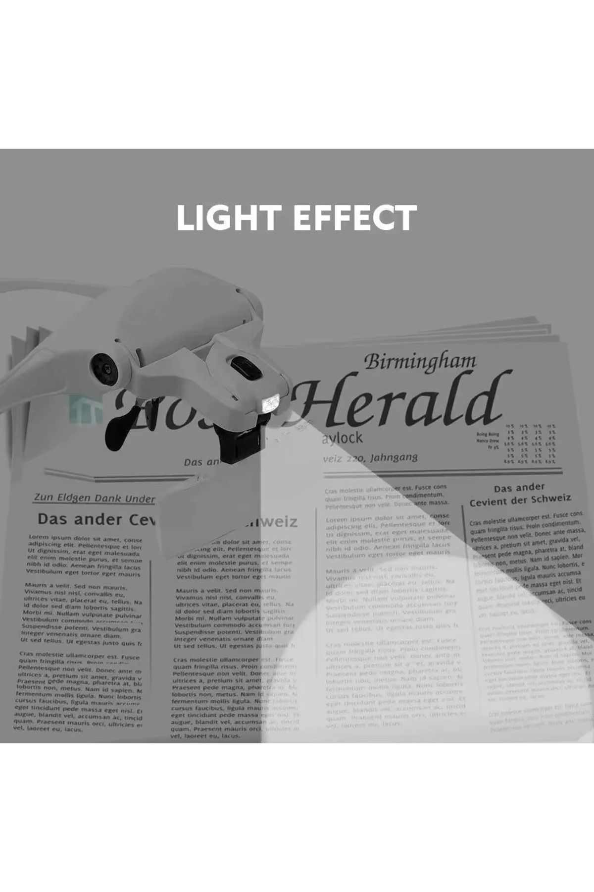 SHIPMENT-Magnifying Glass with Led Light - Headband, Reading Repair and Art Jeweler 7