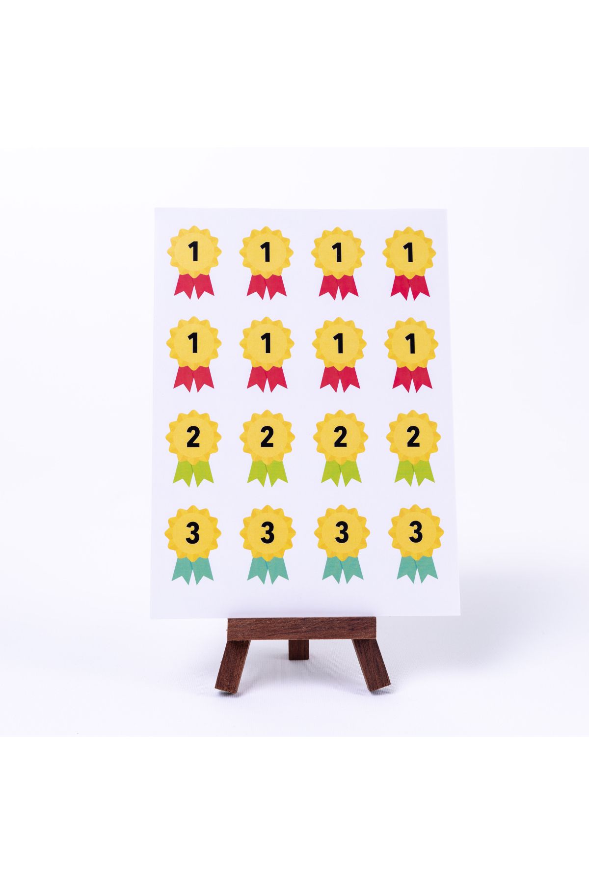 Sticksy-Set of color badge stickers, A5 2 sheets 1