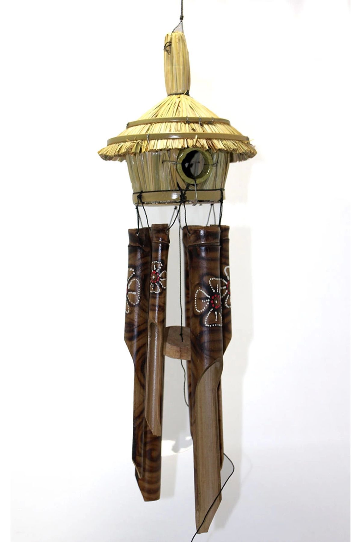 mycarmella Hasır Kuş Yuvalı Bambu Çan No:21 - VHT1547-1840