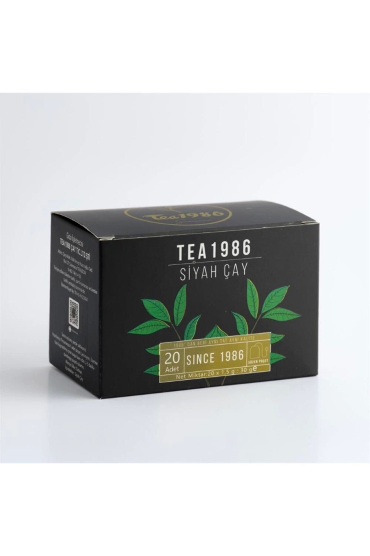 TEA1986 Siyah Çay Fincan Poşet 30gr