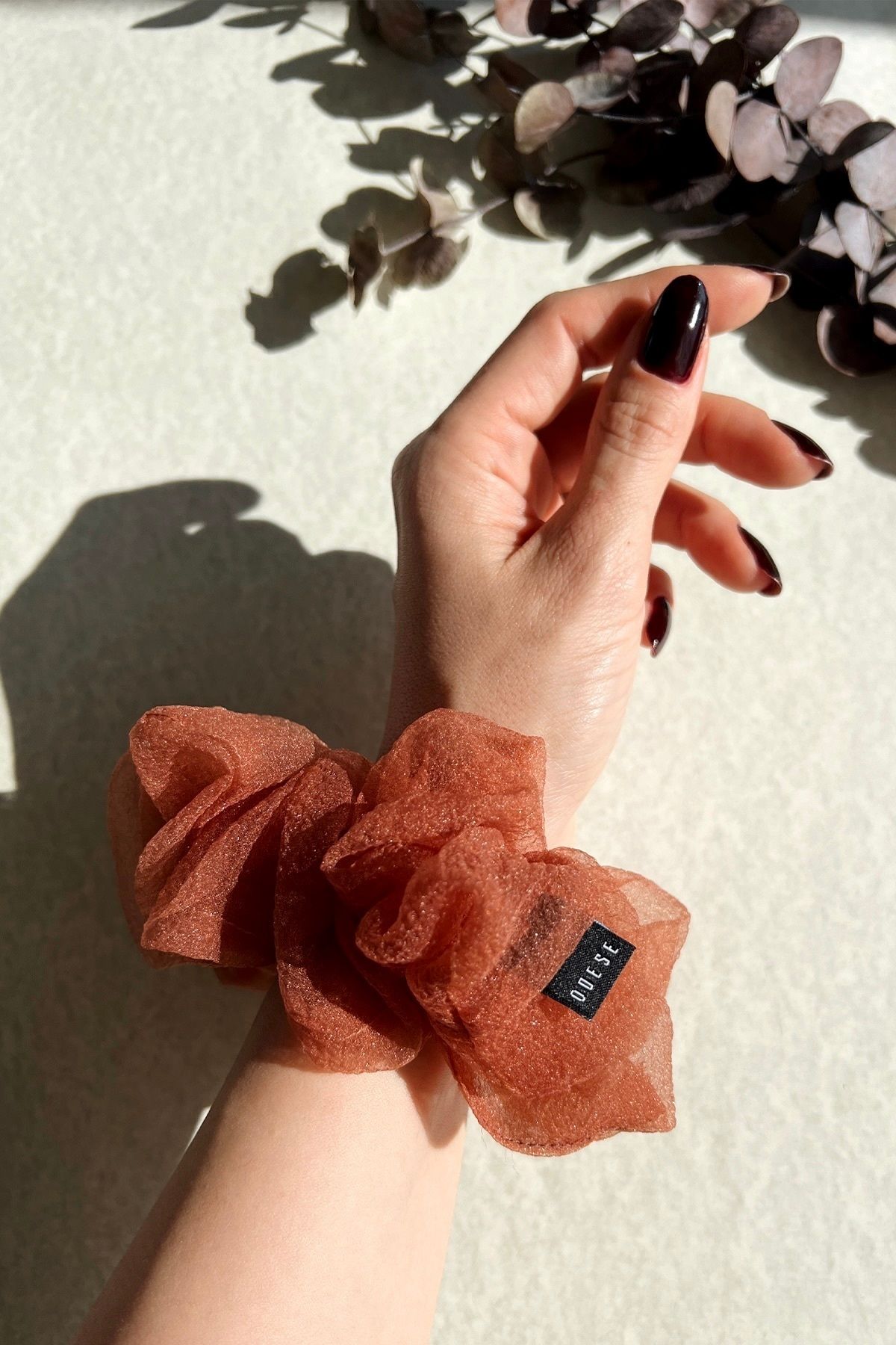 ODESE DESIGN-Handmade Medium Size Organza Scrunchie Hair Clip 2