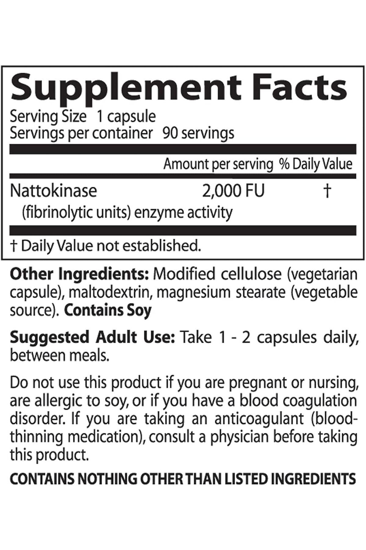 Doctor's Best-Nattokinase 2.000 - Fus Fibrinolytic Enzyme, Cardiovascular and Circulatory Health Nutritional Supplement 2