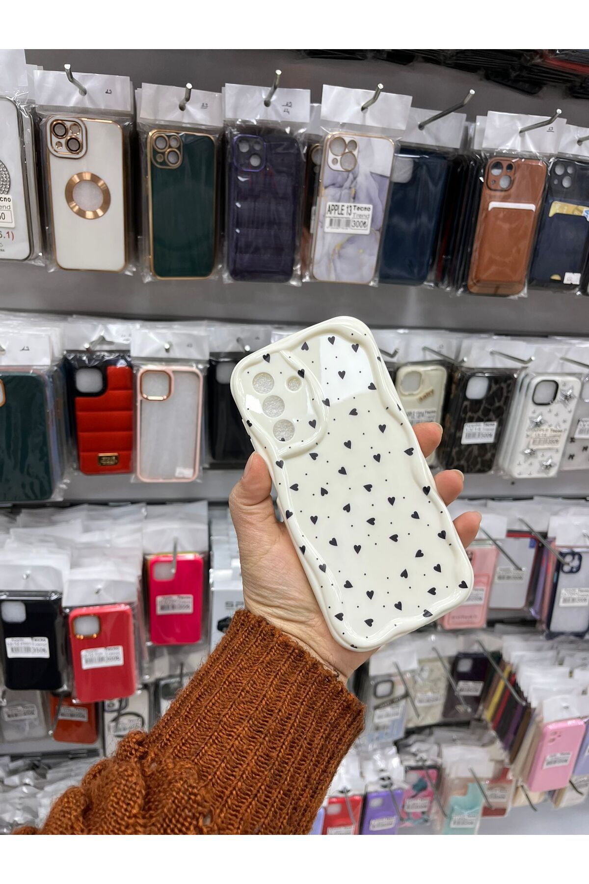 TECNOTREND Galaxy A26 Kalpli Desenli Baskılı Kabarık Kılıf_