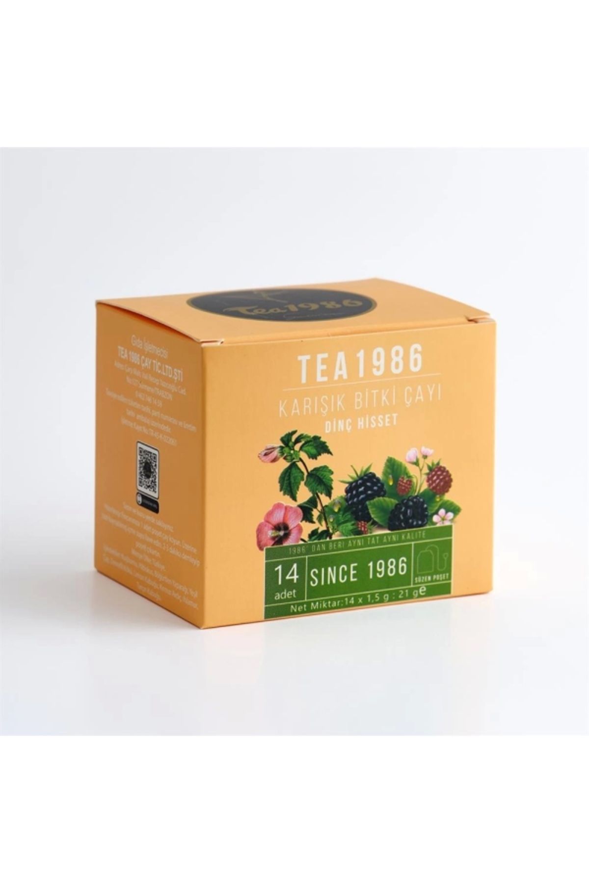 TEA1986 Karışık Bitki Çayı Dinç Hisset Fincan Poşet 21gr