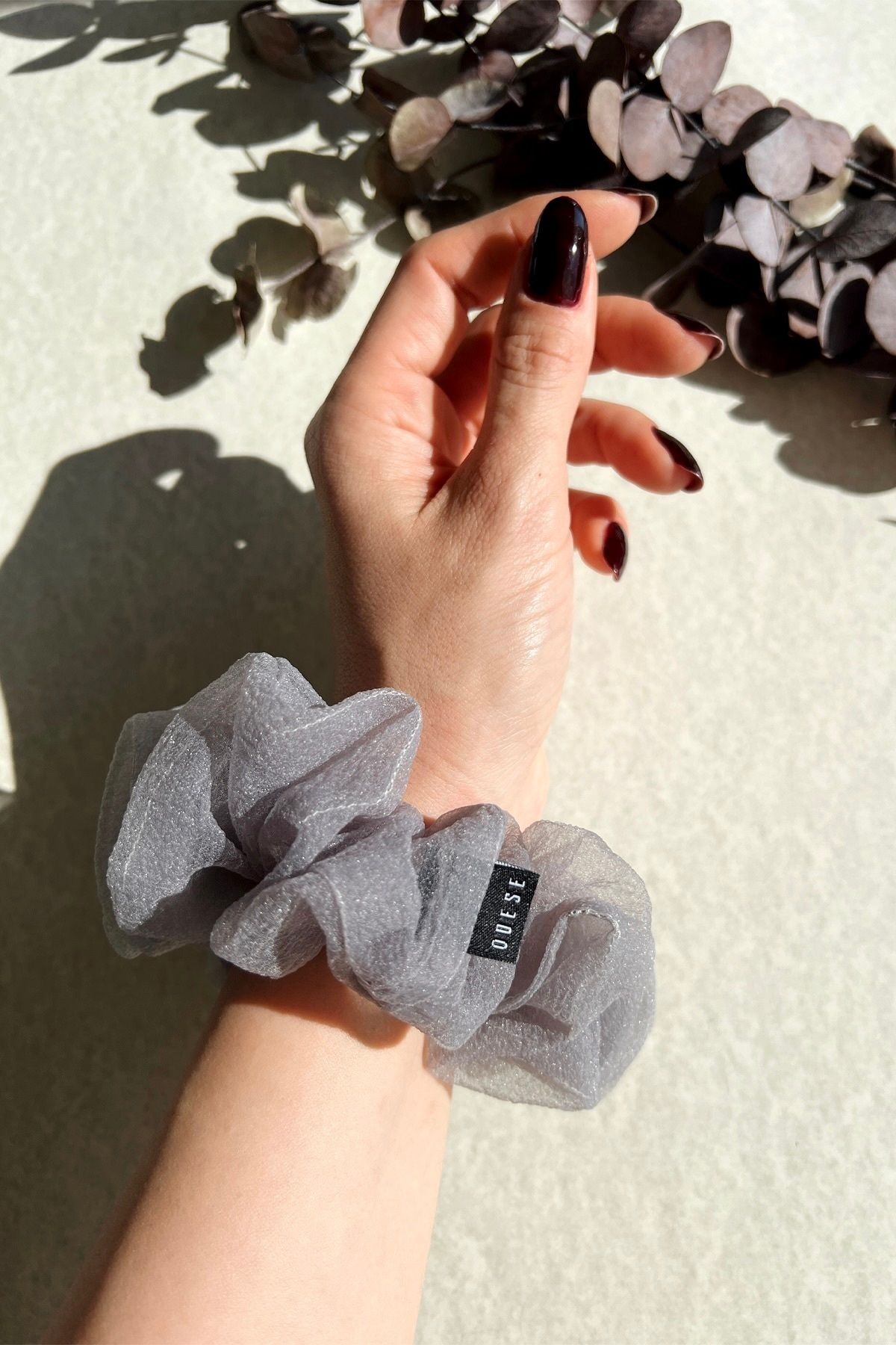 ODESE DESIGN-Handmade Medium Size Organza Scrunchie Hair Clip 2