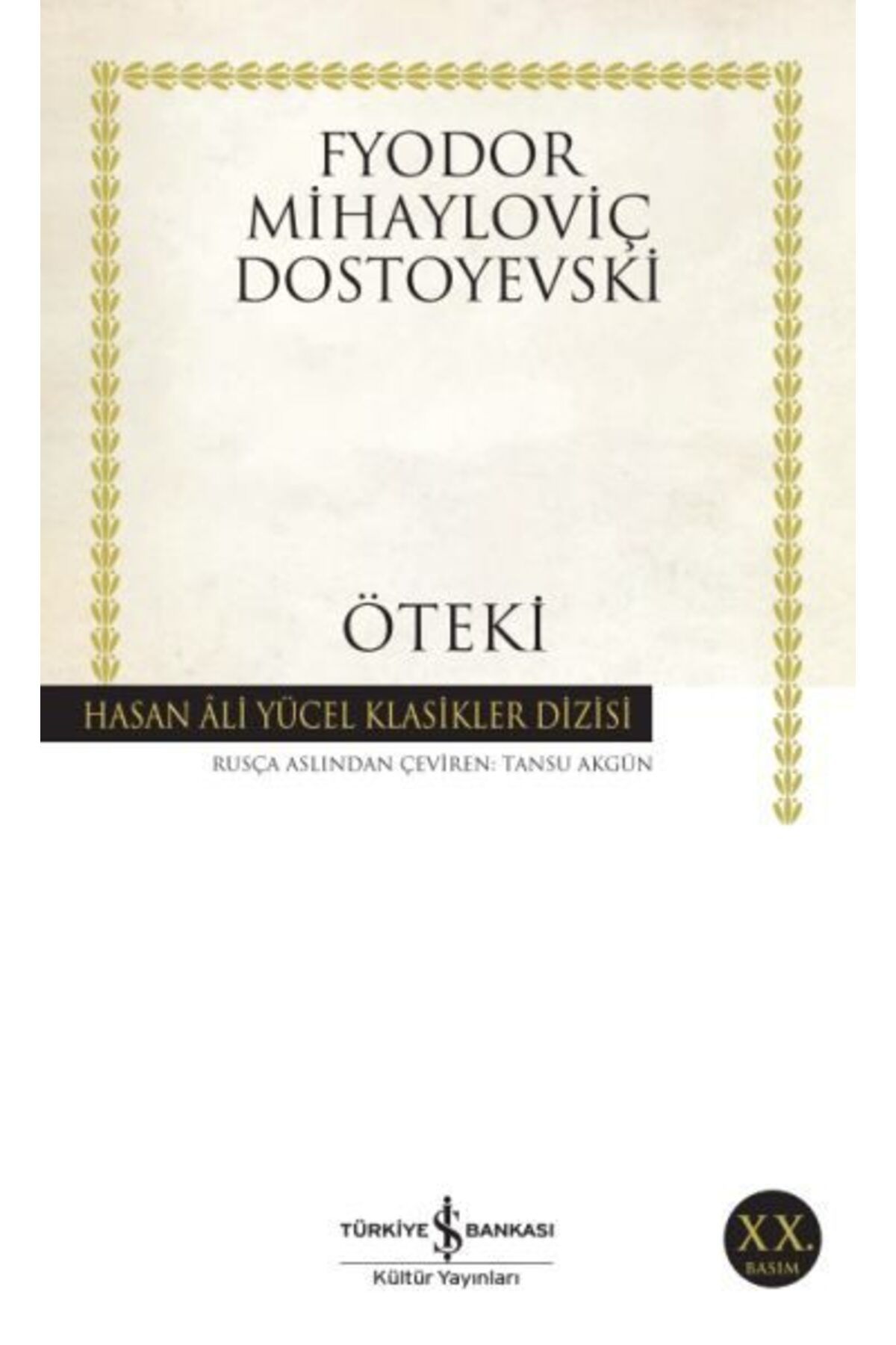 Destek Yayınları Öteki Hasan Ali Yücel Klasikleri